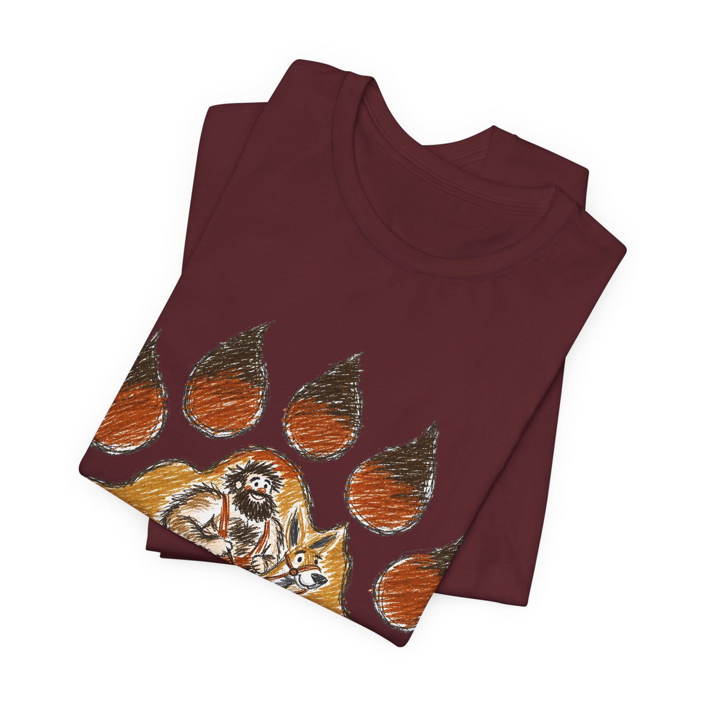 Bear Paw Adventure Tee — Mountain Camper Graphic T-Shirt