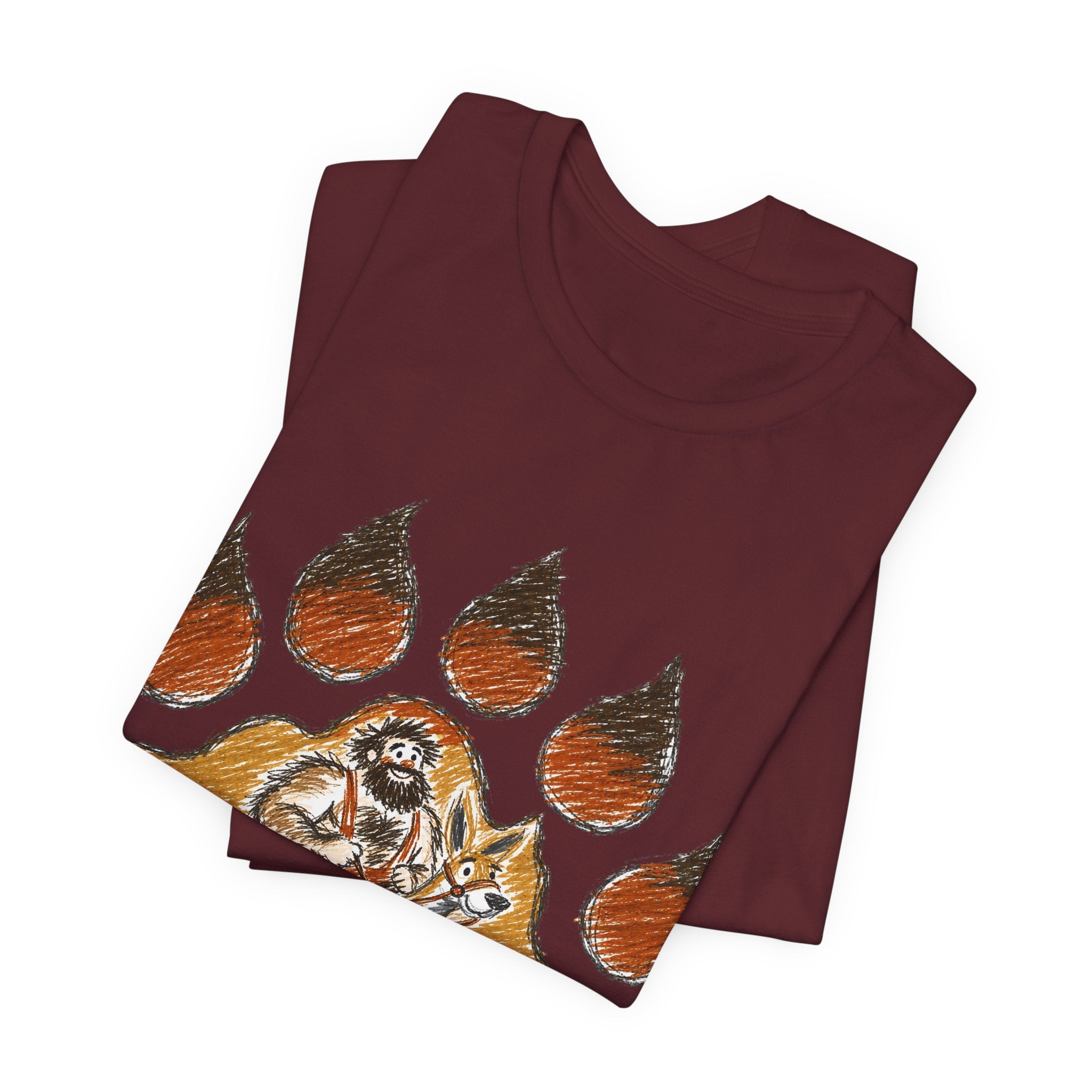 Bear Paw Adventure Tee — Mountain Camper Graphic T-Shirt