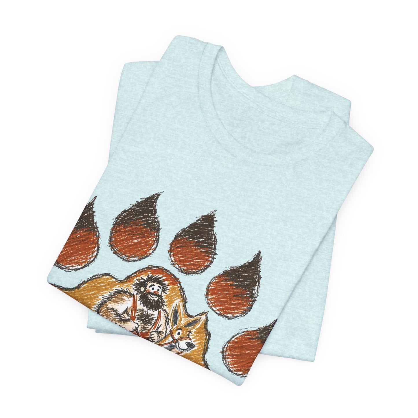 Bear Paw Adventure Tee — Mountain Camper Graphic T-Shirt