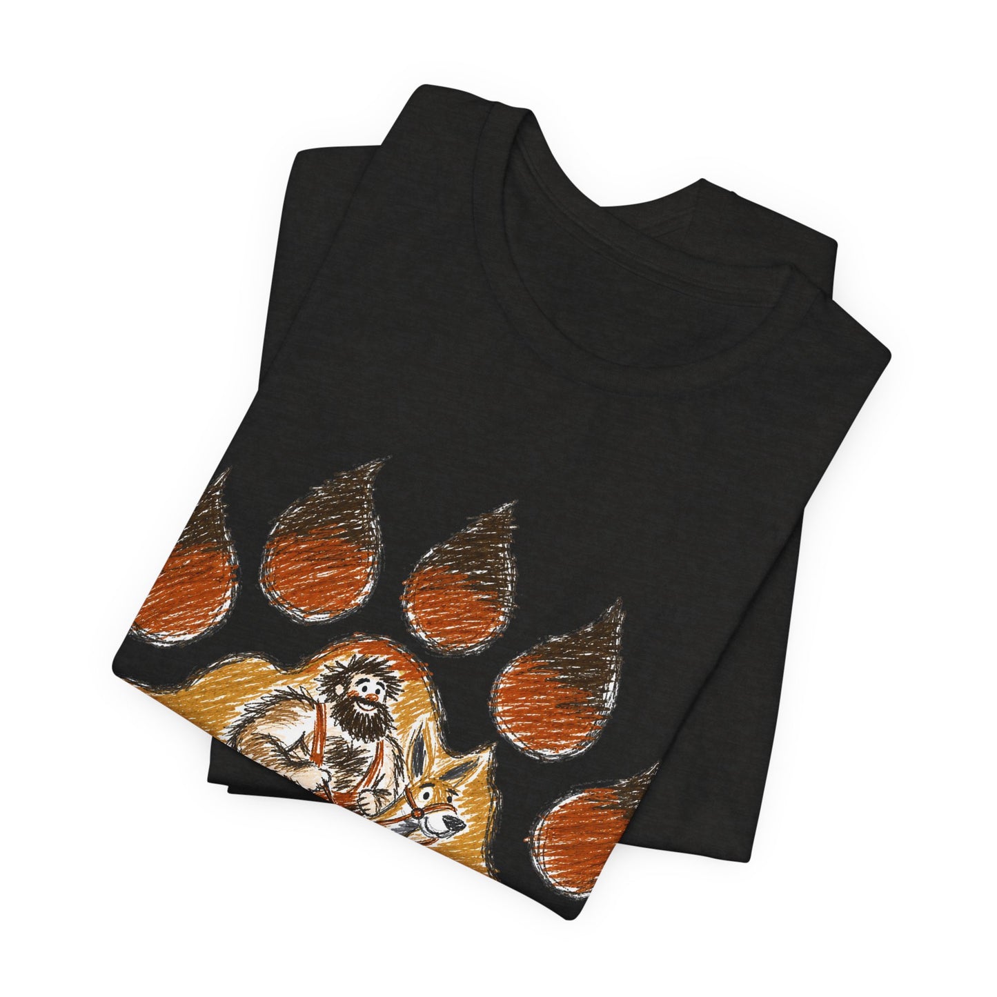 Bear Paw Adventure Tee — Mountain Camper Graphic T-Shirt