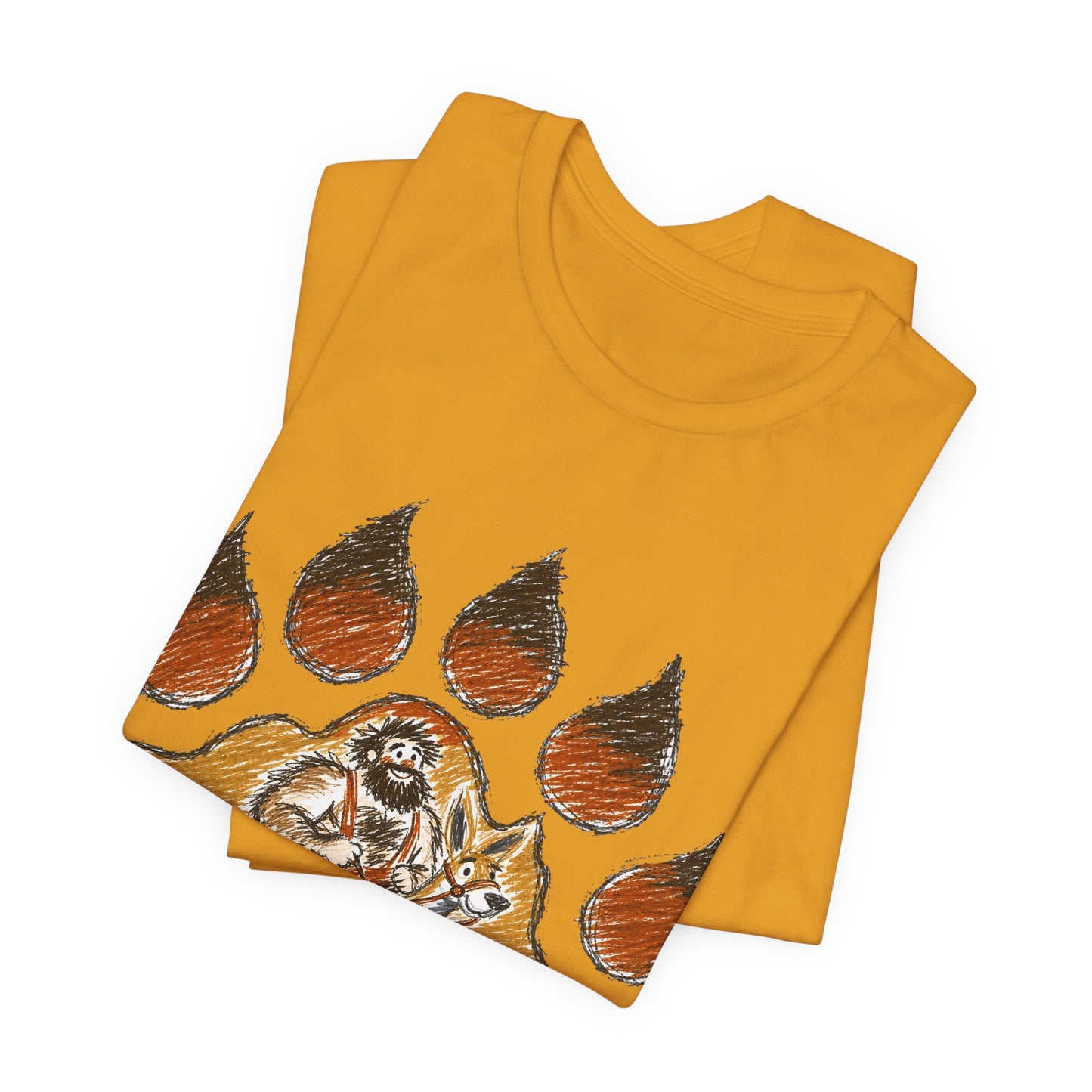 Bear Paw Adventure Tee — Mountain Camper Graphic T-Shirt