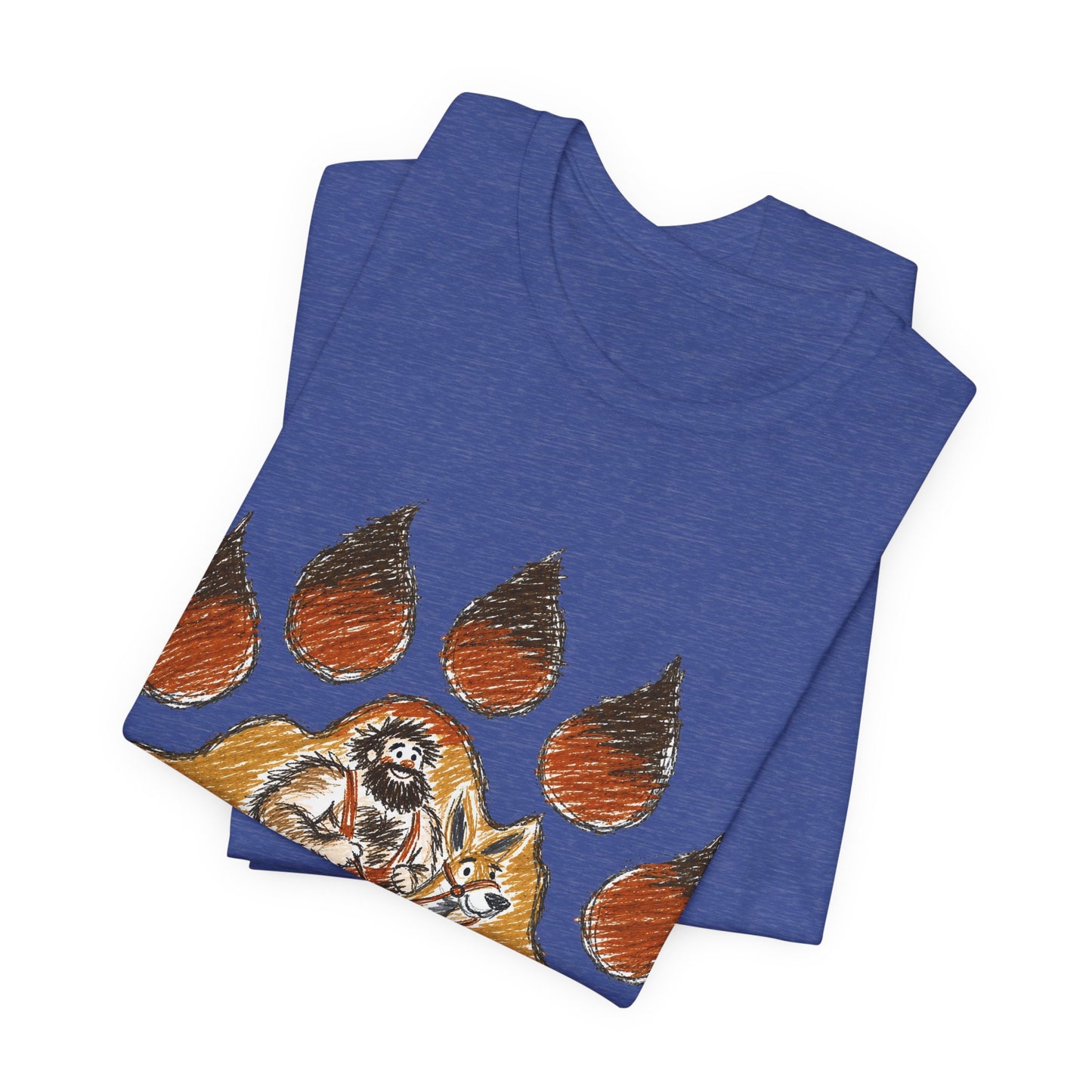 Bear Paw Adventure Tee — Mountain Camper Graphic T-Shirt