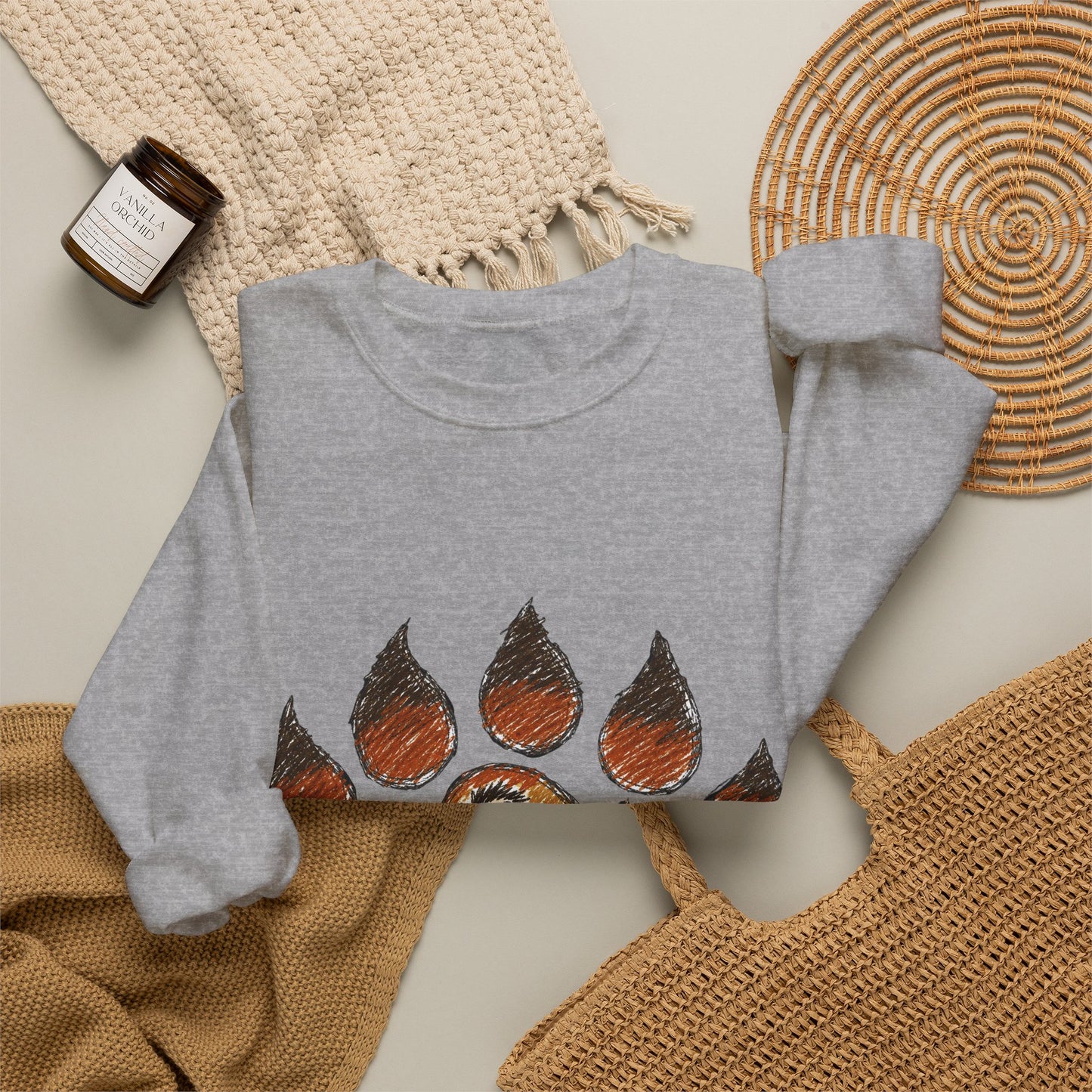 Trendy Australian Mascot Print Pullover