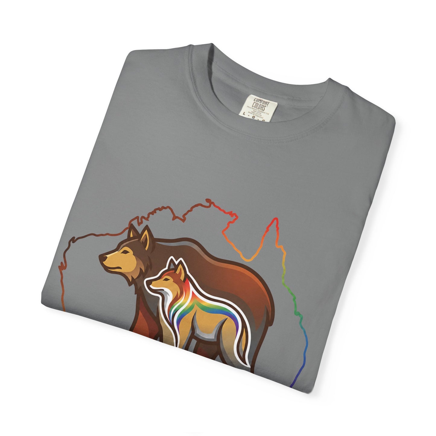 Casual Bears Australia Rainbow Map Print Shirt