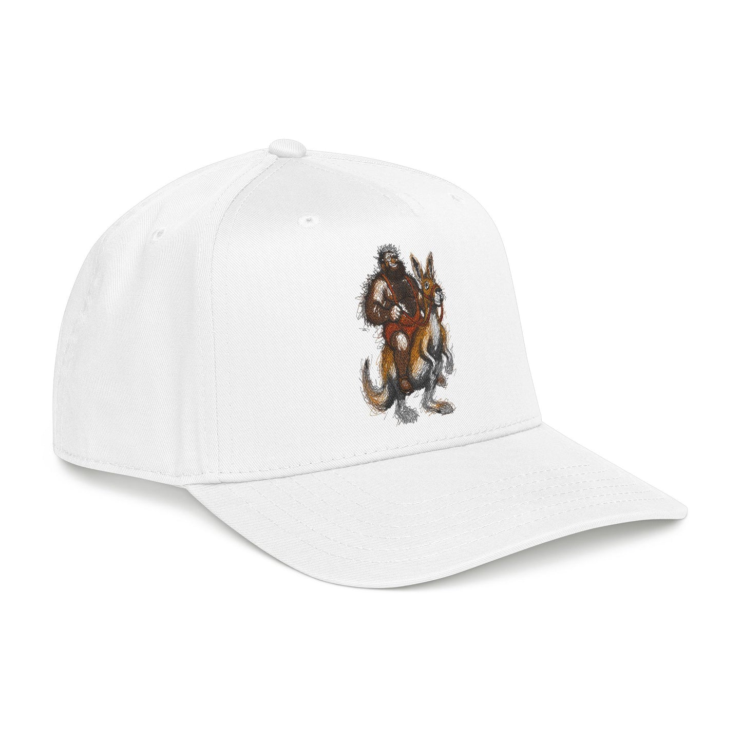 Casual Bear Kangaroo Print Baseball Hat