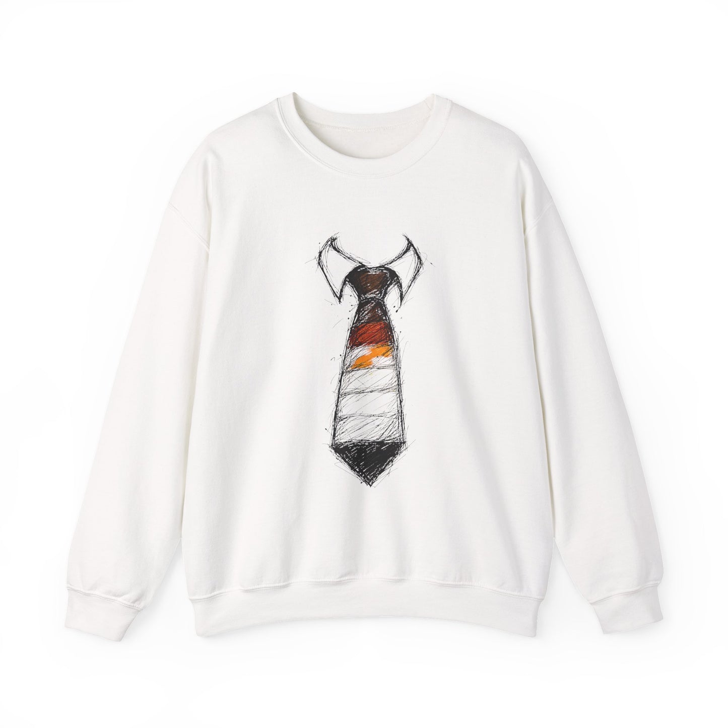 Enchanting Striped Necktie Pride Graphic Top