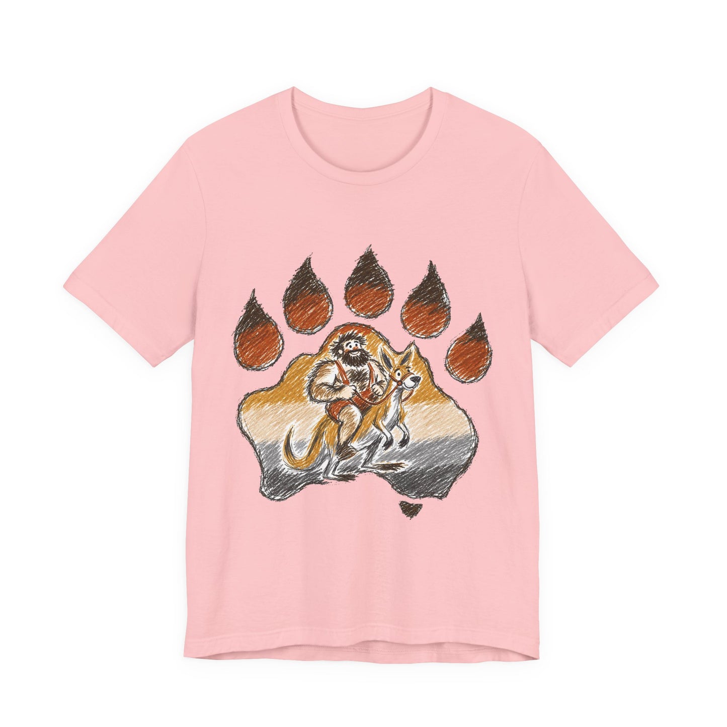 Bear Paw Adventure Tee — Mountain Camper Graphic T-Shirt