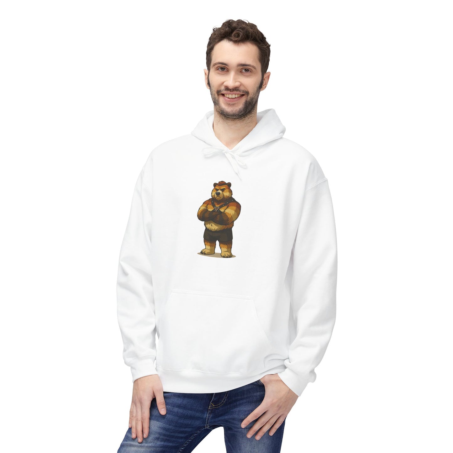 Contemporary Brown Bear Pride Casual Hoodie