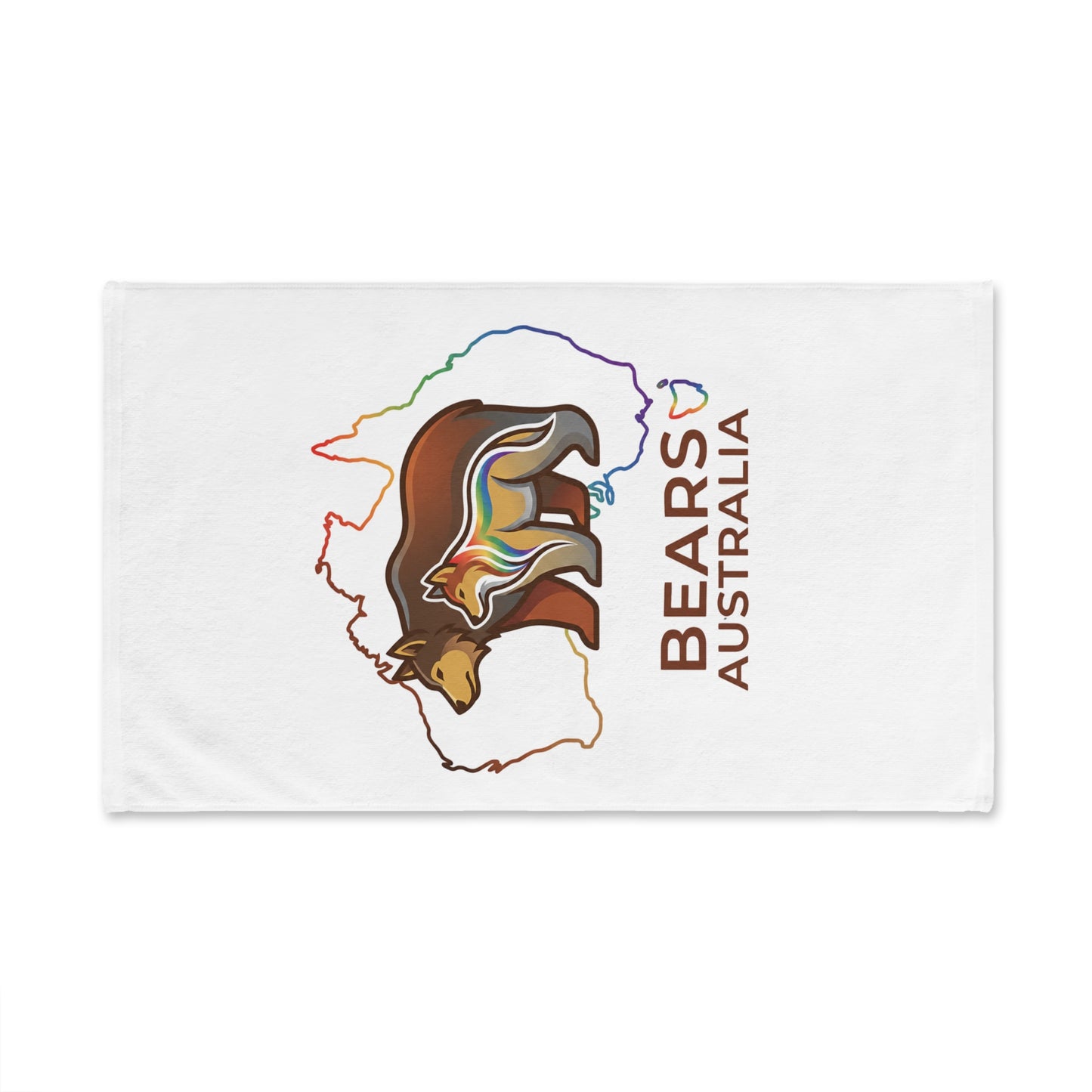 Trendy Rainbow Animal Graphic Kitchen Towel