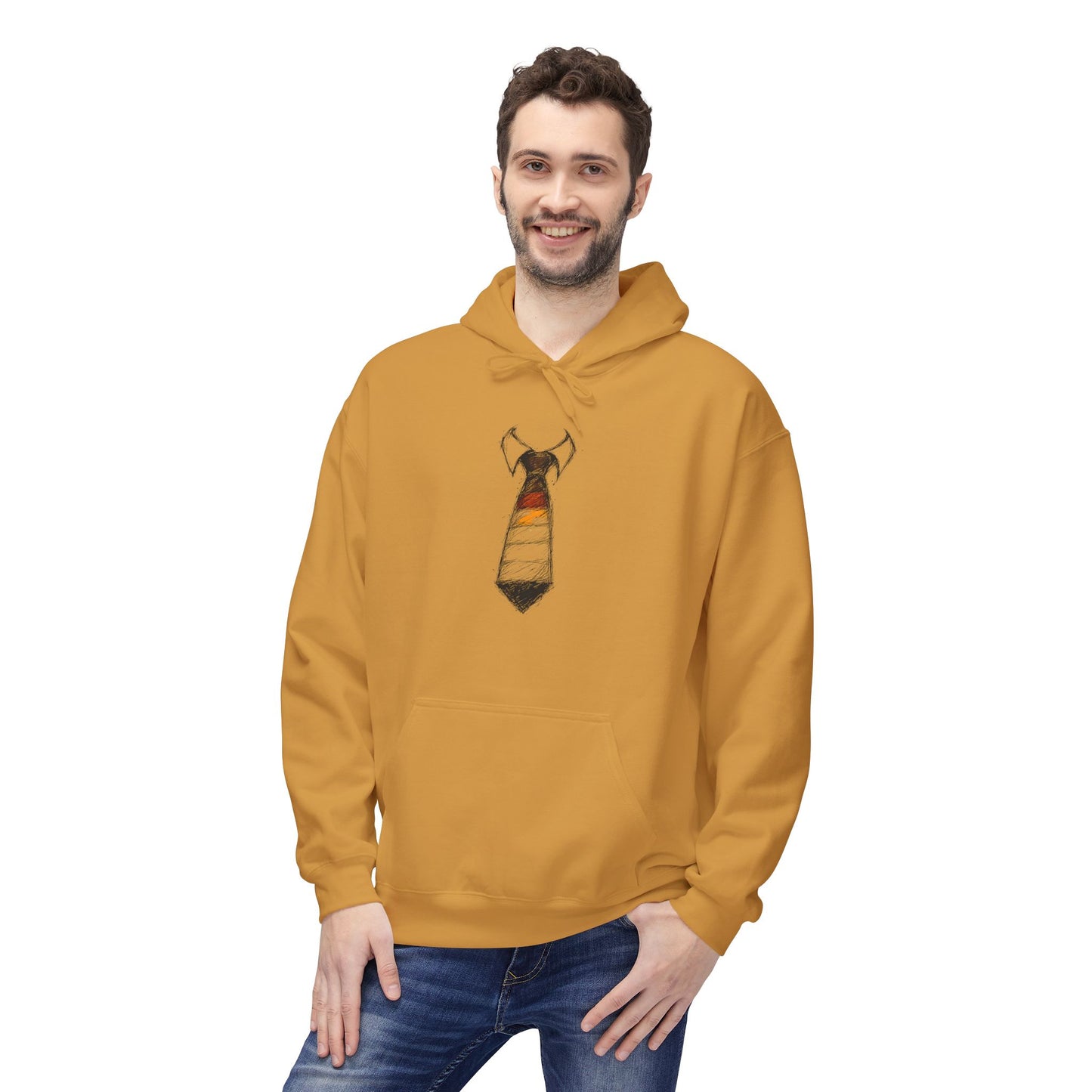 Immaculate Striped Necktie Pride Graphic Hoody