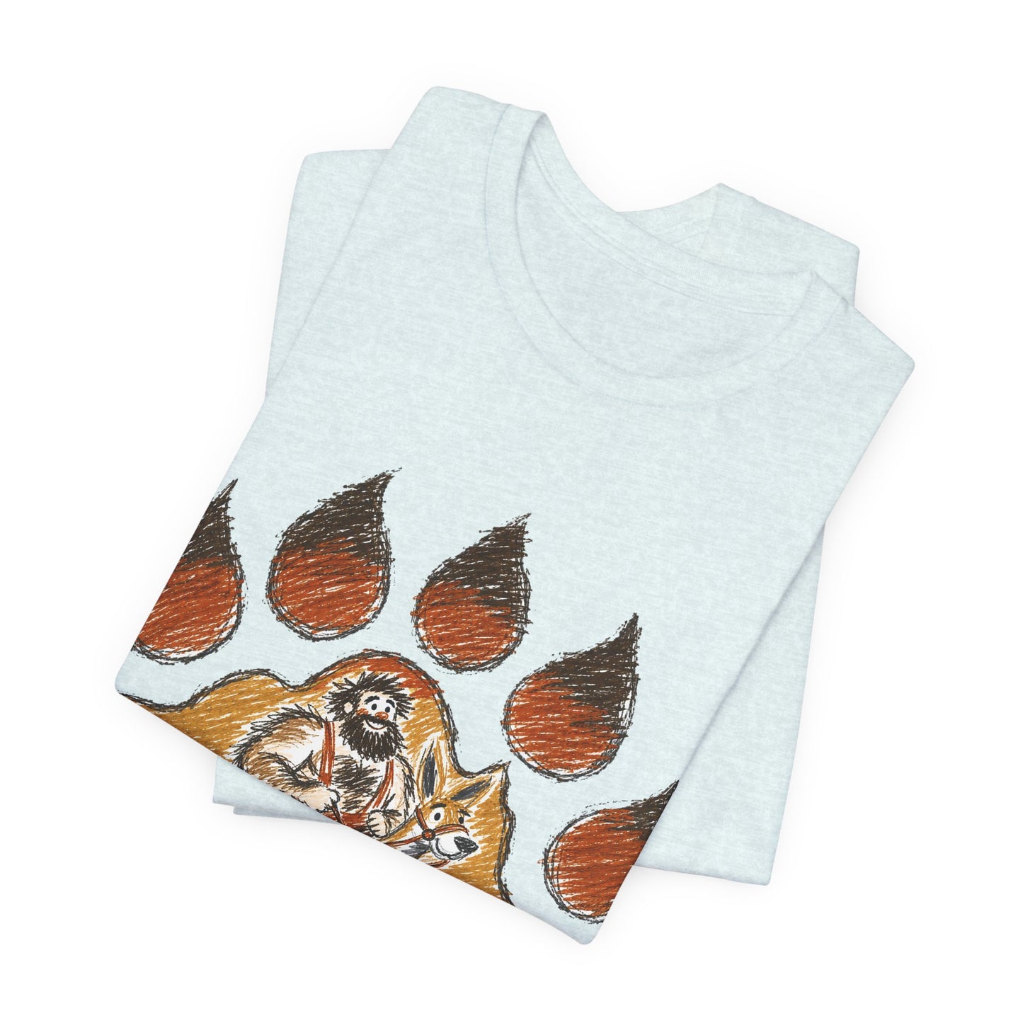 Bear Paw Adventure Tee — Mountain Camper Graphic T-Shirt