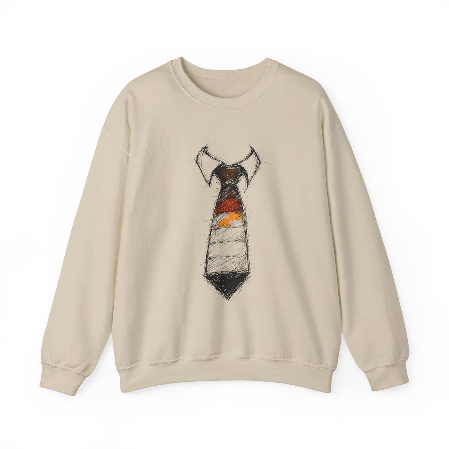 Enchanting Striped Necktie Pride Graphic Top