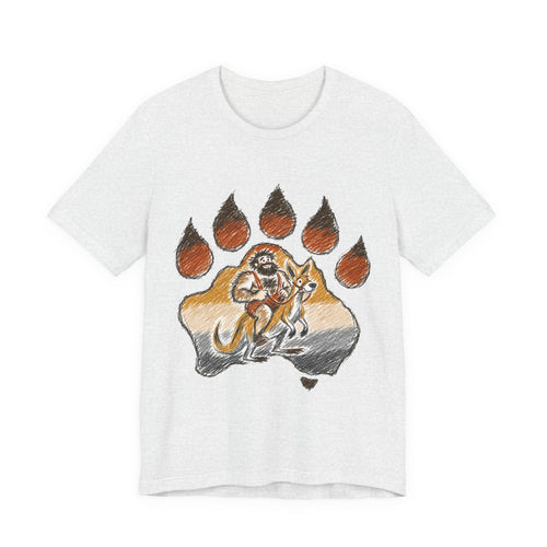 Bear Paw Adventure Tee — Mountain Camper Graphic T-Shirt