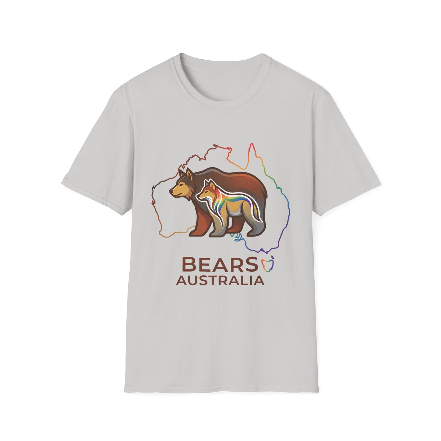 Astral Bears Australia Map Pride T-Shirt