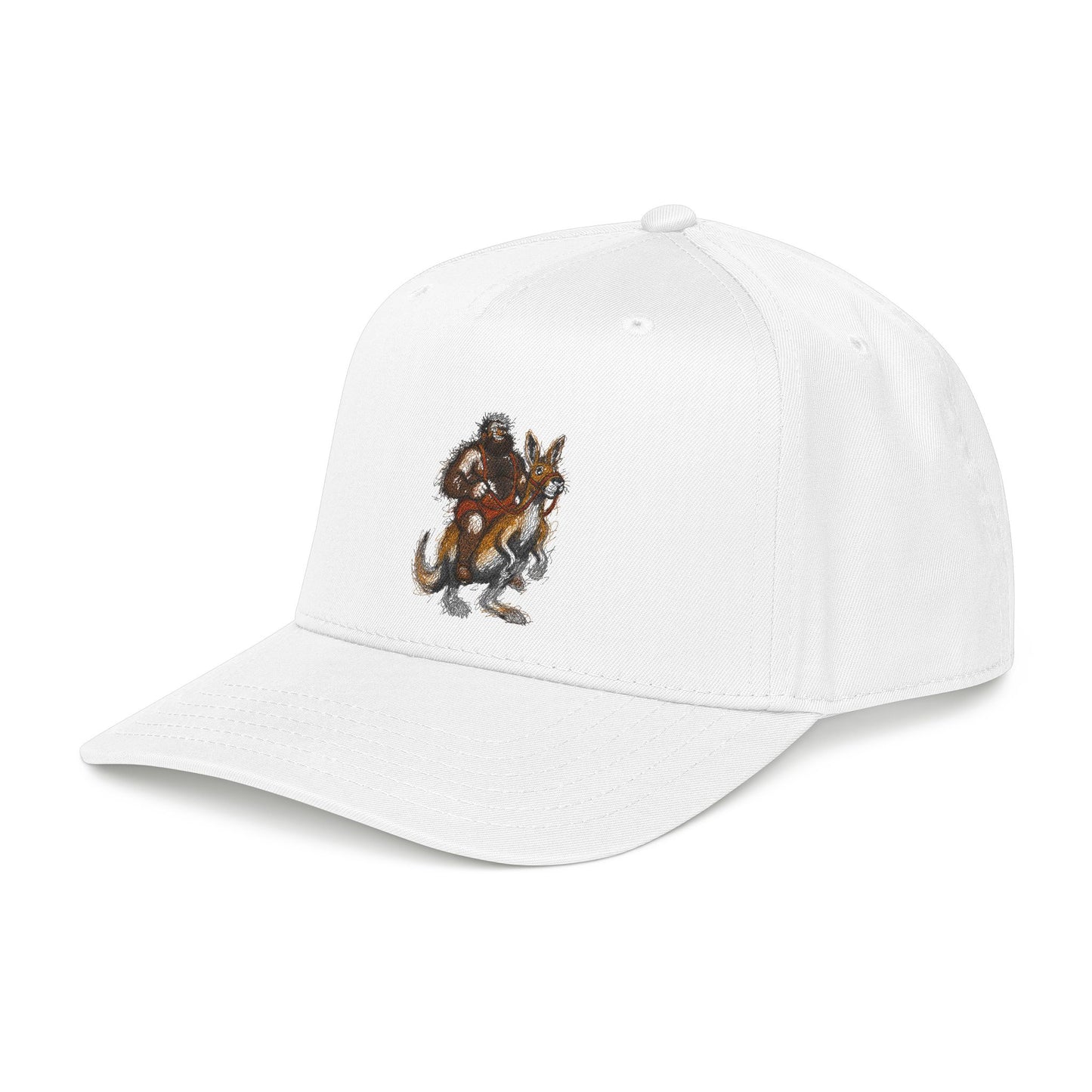Casual Bear Kangaroo Print Baseball Hat