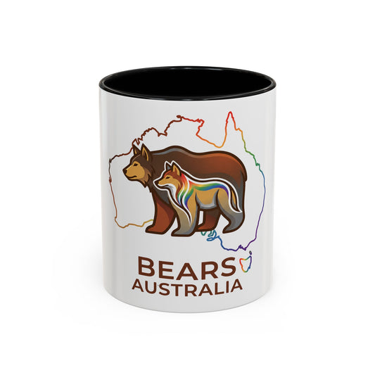 Astral Bears Australia Map Pride Two-Tone Coffee Mug