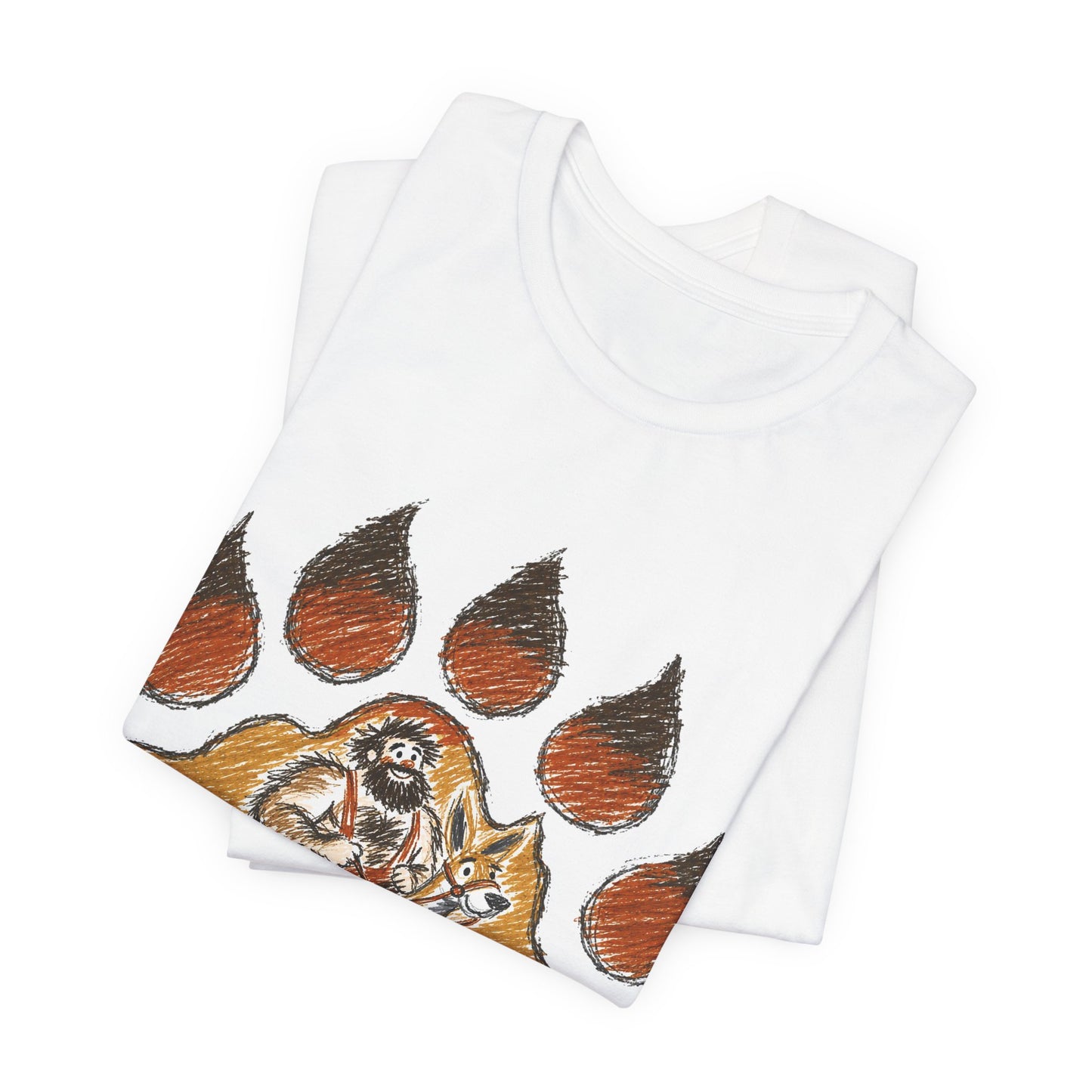 Bear Paw Adventure Tee — Mountain Camper Graphic T-Shirt
