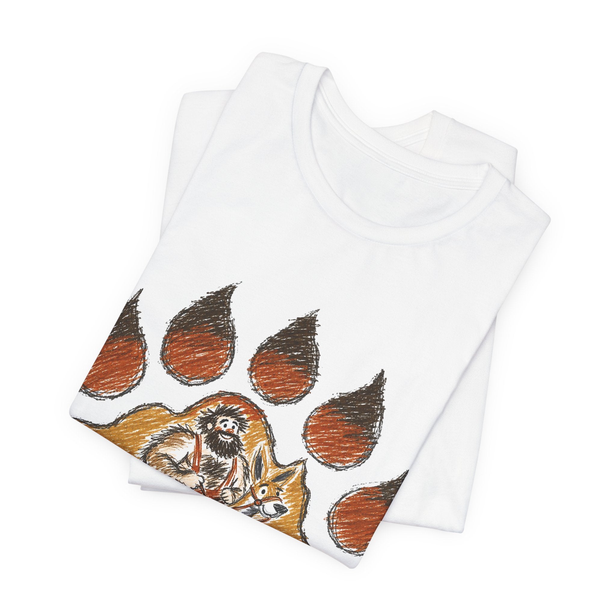 Bear Paw Adventure Tee — Mountain Camper Graphic T-Shirt