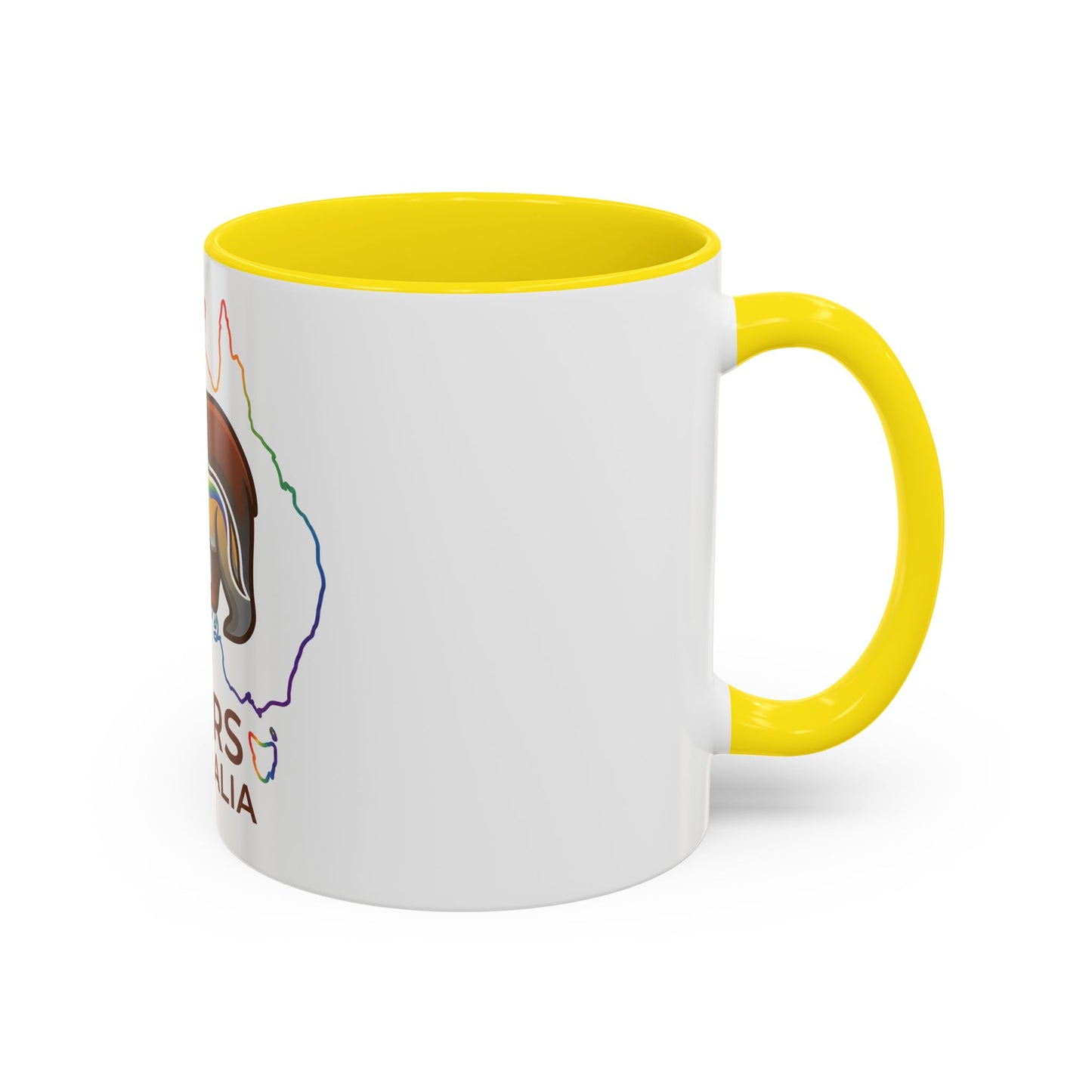 Astral Bears Australia Map Pride Two-Tone Coffee Mug