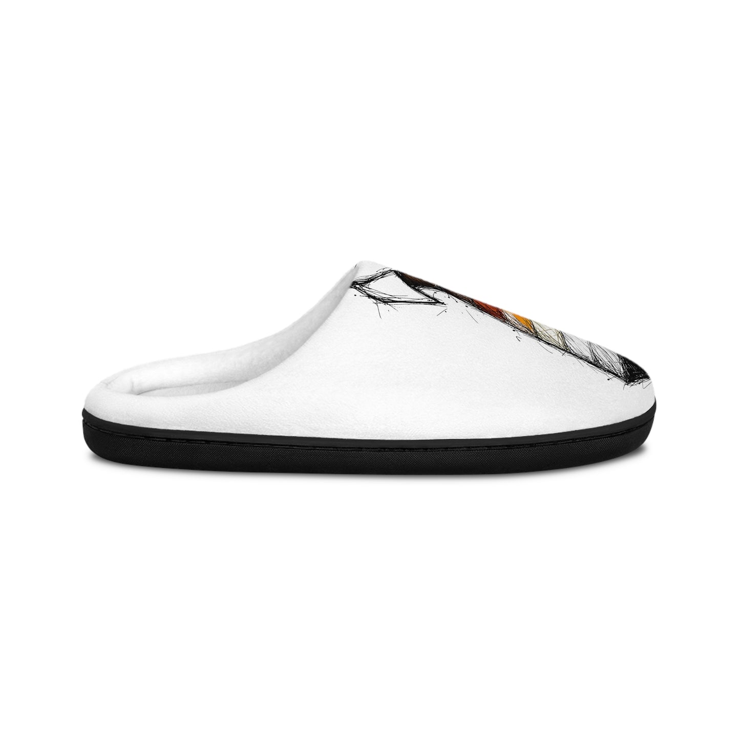 Brilliant Bear Pride Necktie Graphic House Slippers