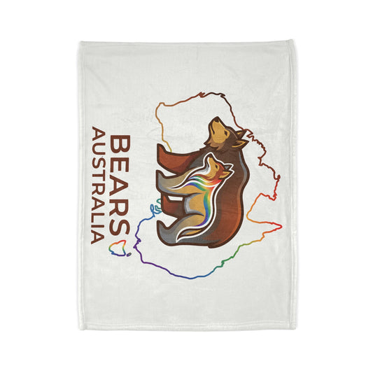 Astral Bears Australia Map Pride Fleece Blanket