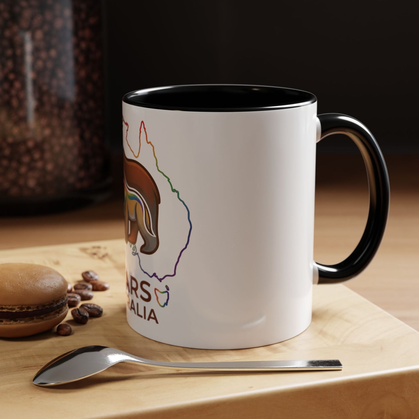 Astral Bears Australia Map Pride Two-Tone Coffee Mug