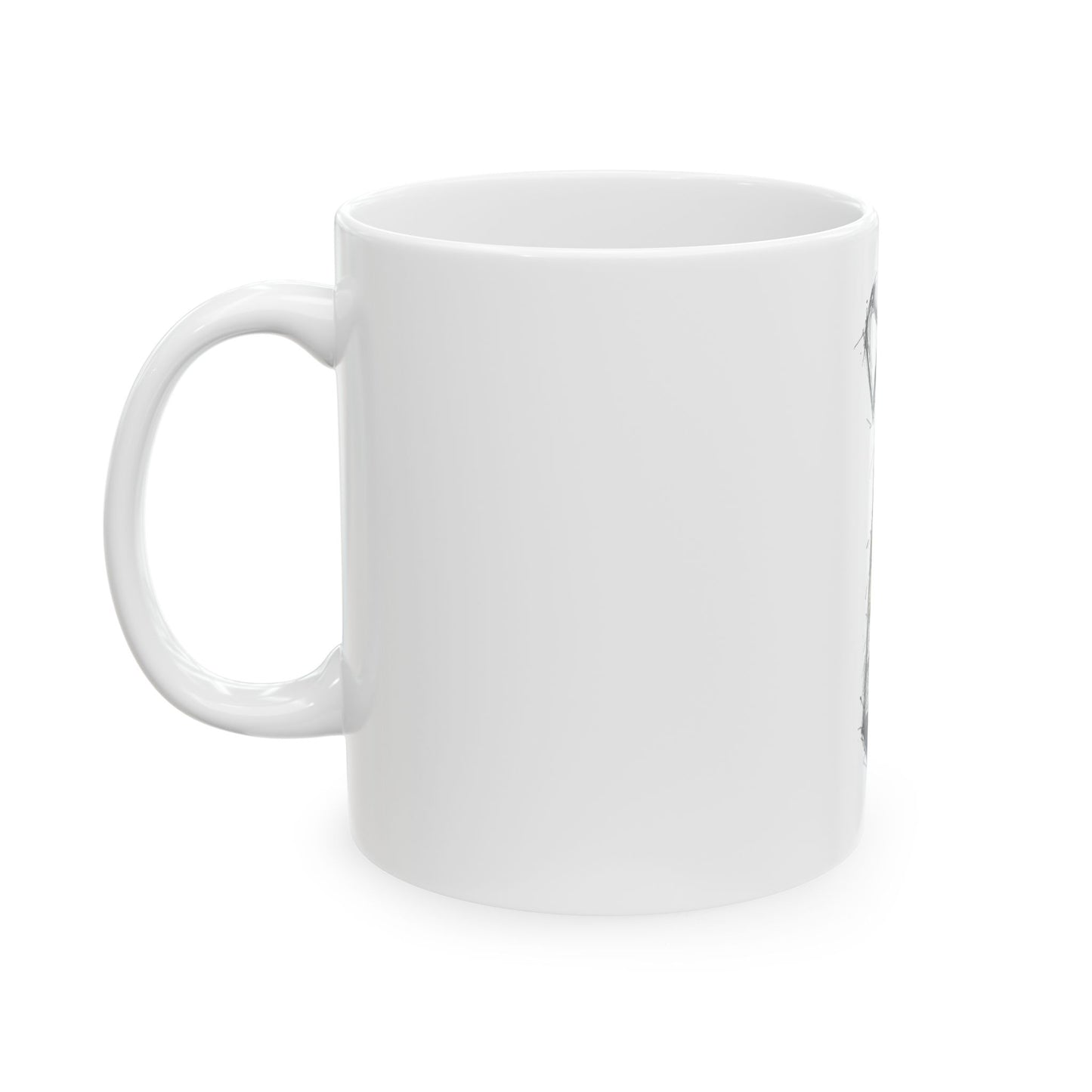 Brilliant Bear Pride Necktie Graphic Ceramic Mug