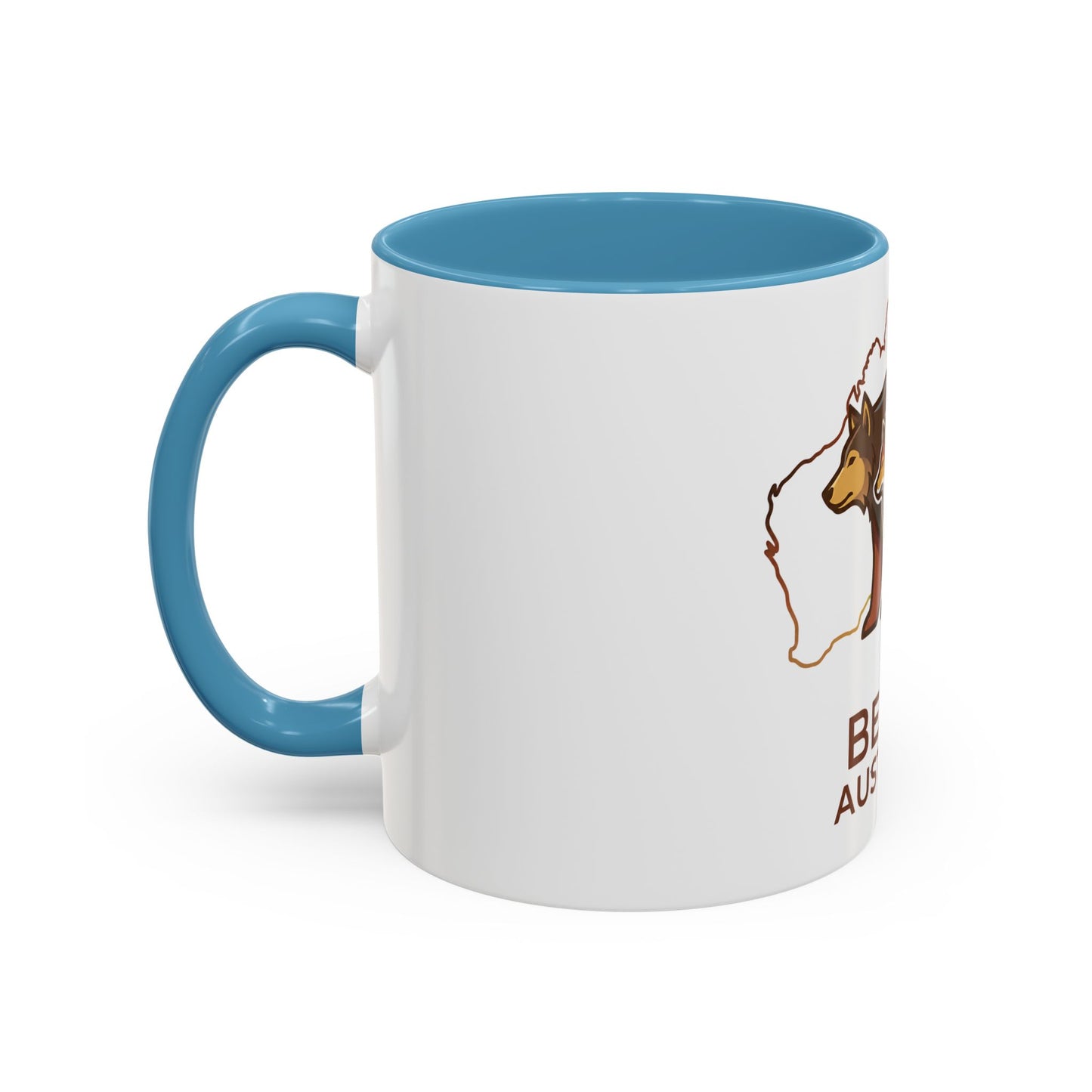 Astral Bears Australia Map Pride Two-Tone Coffee Mug