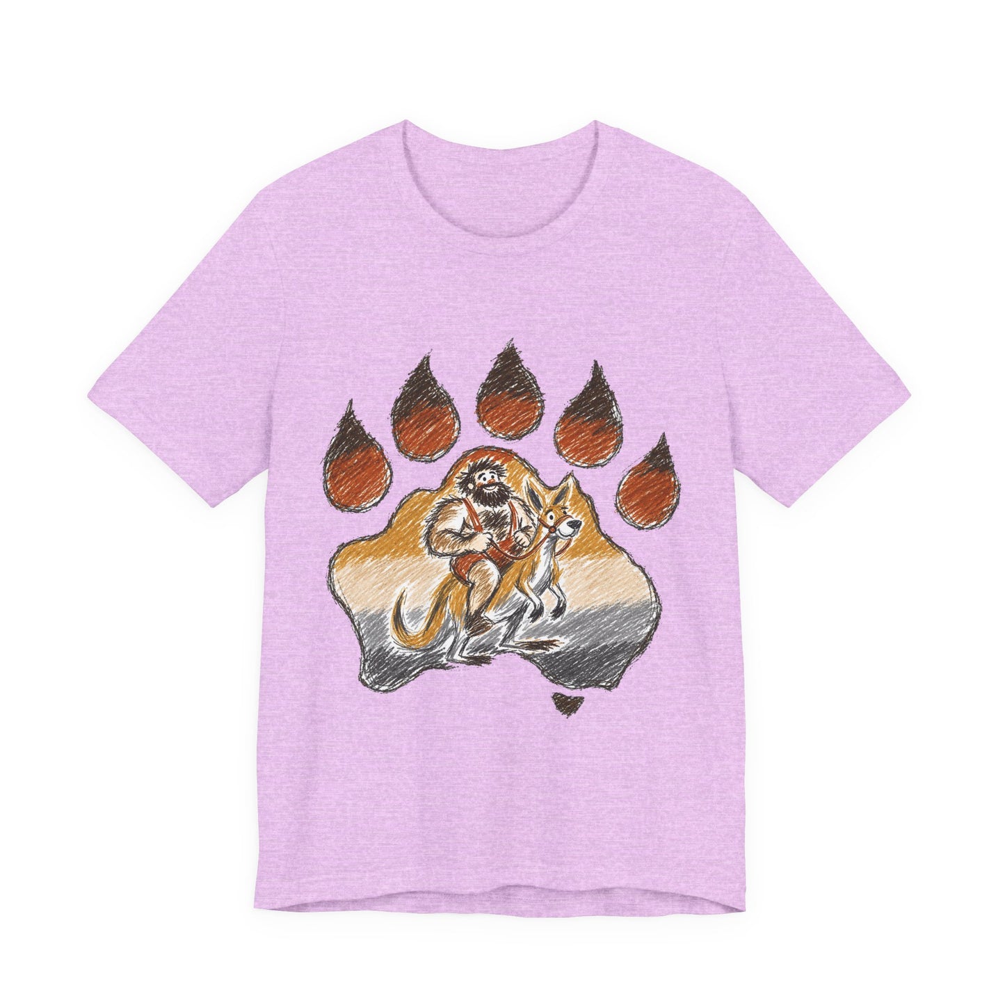 Bear Paw Adventure Tee — Mountain Camper Graphic T-Shirt