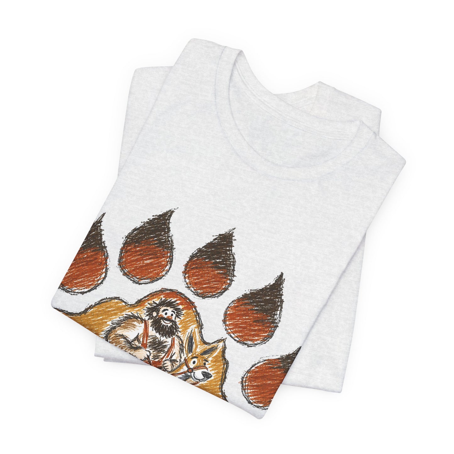 Bear Paw Adventure Tee — Mountain Camper Graphic T-Shirt