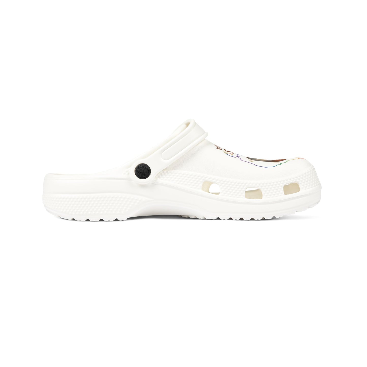 Comfortable Bears Australia Rainbow Graphic Clog Shoes