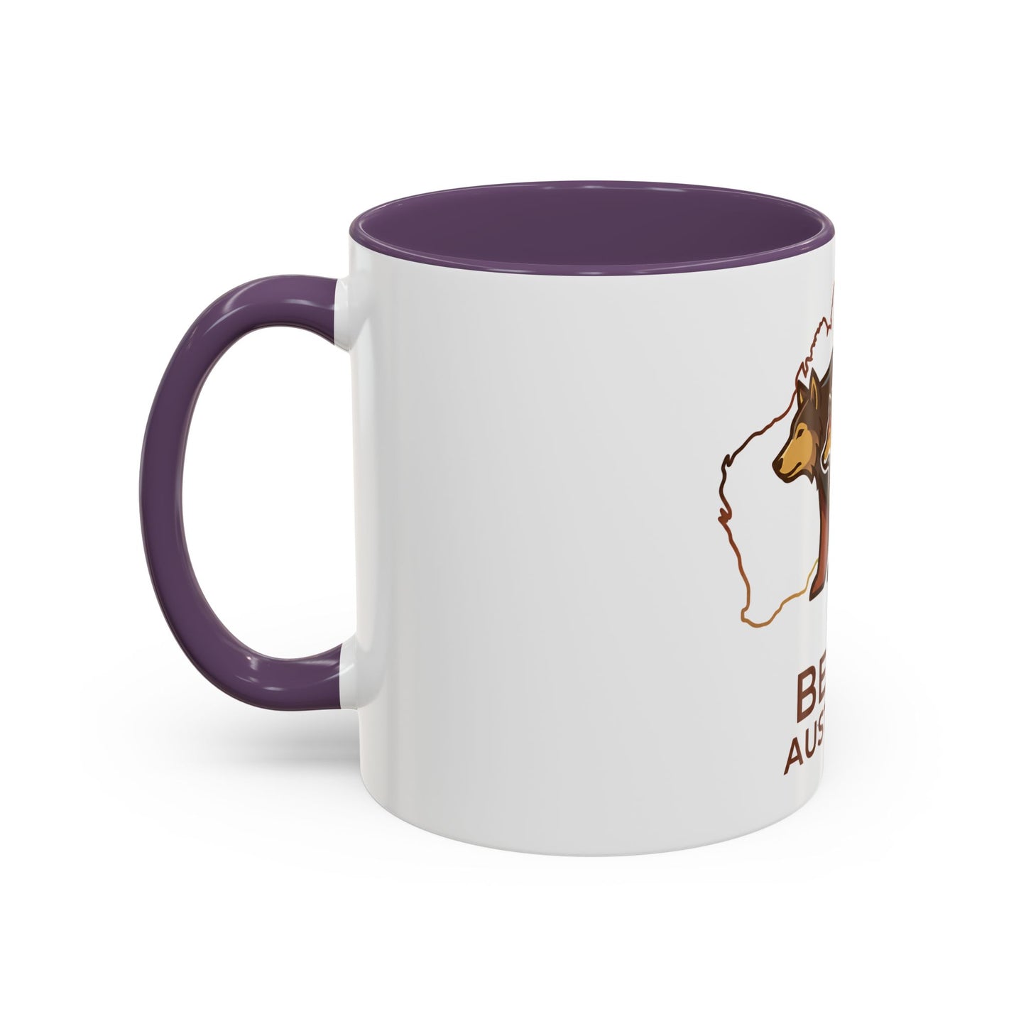 Astral Bears Australia Map Pride Two-Tone Coffee Mug