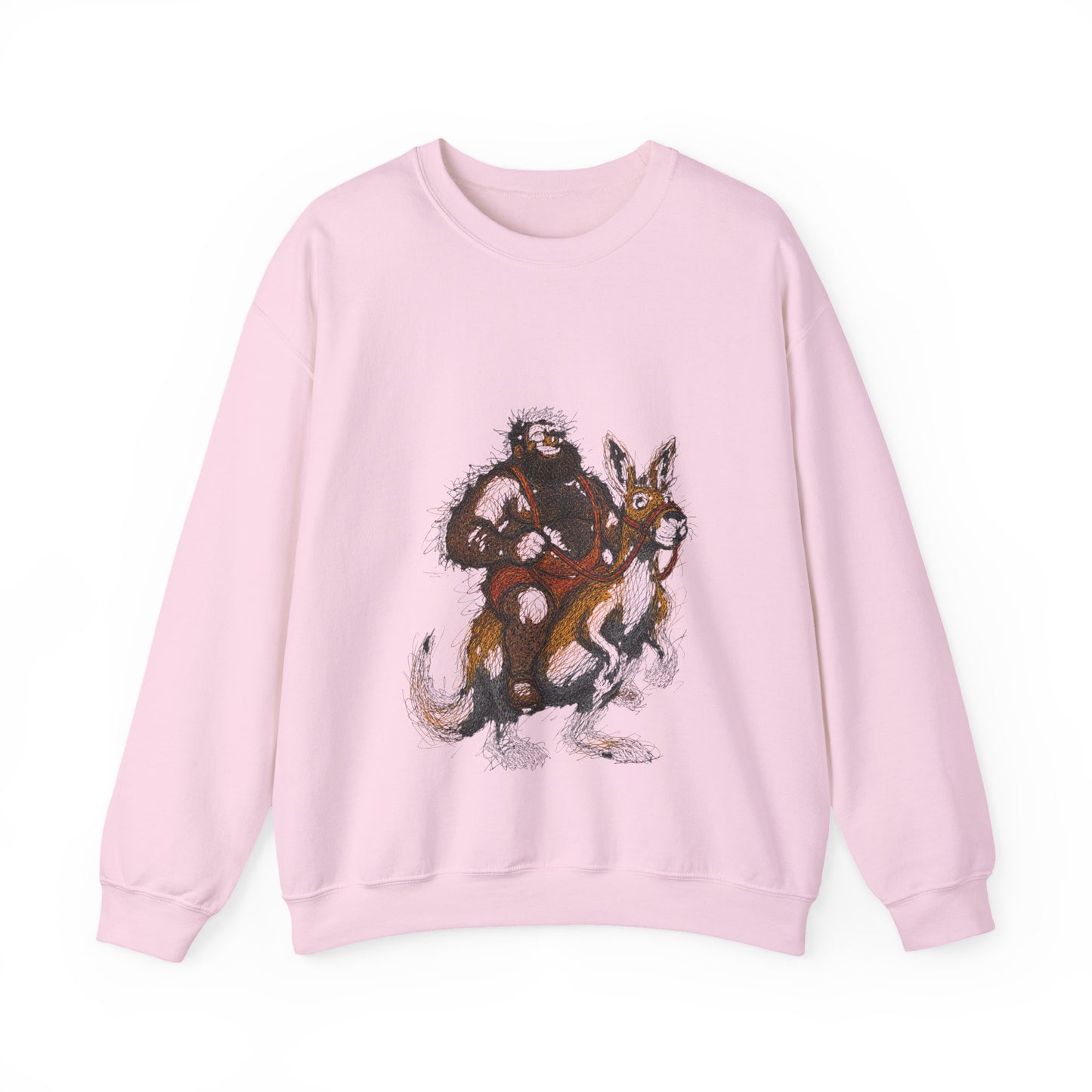 Supreme Bear Kangaroo Graphic Crewneck Sweatshirt