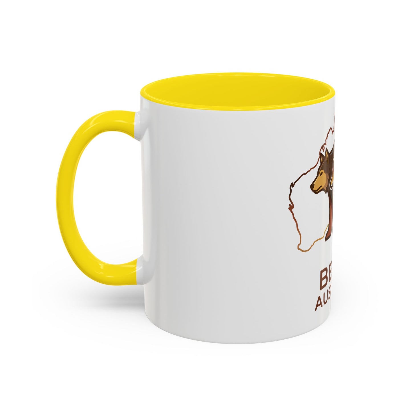 Astral Bears Australia Map Pride Two-Tone Coffee Mug