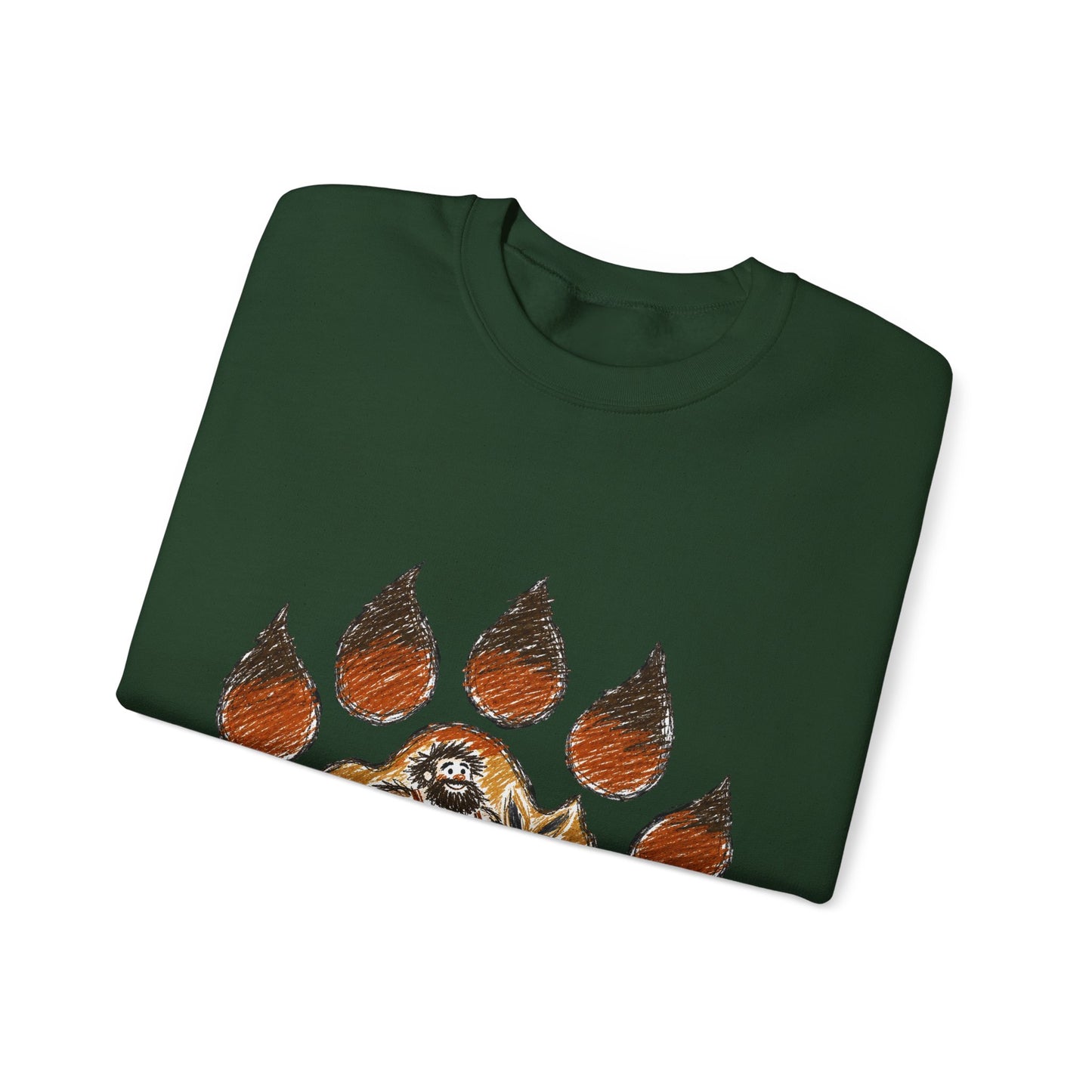 Trendy Australian Mascot Print Pullover