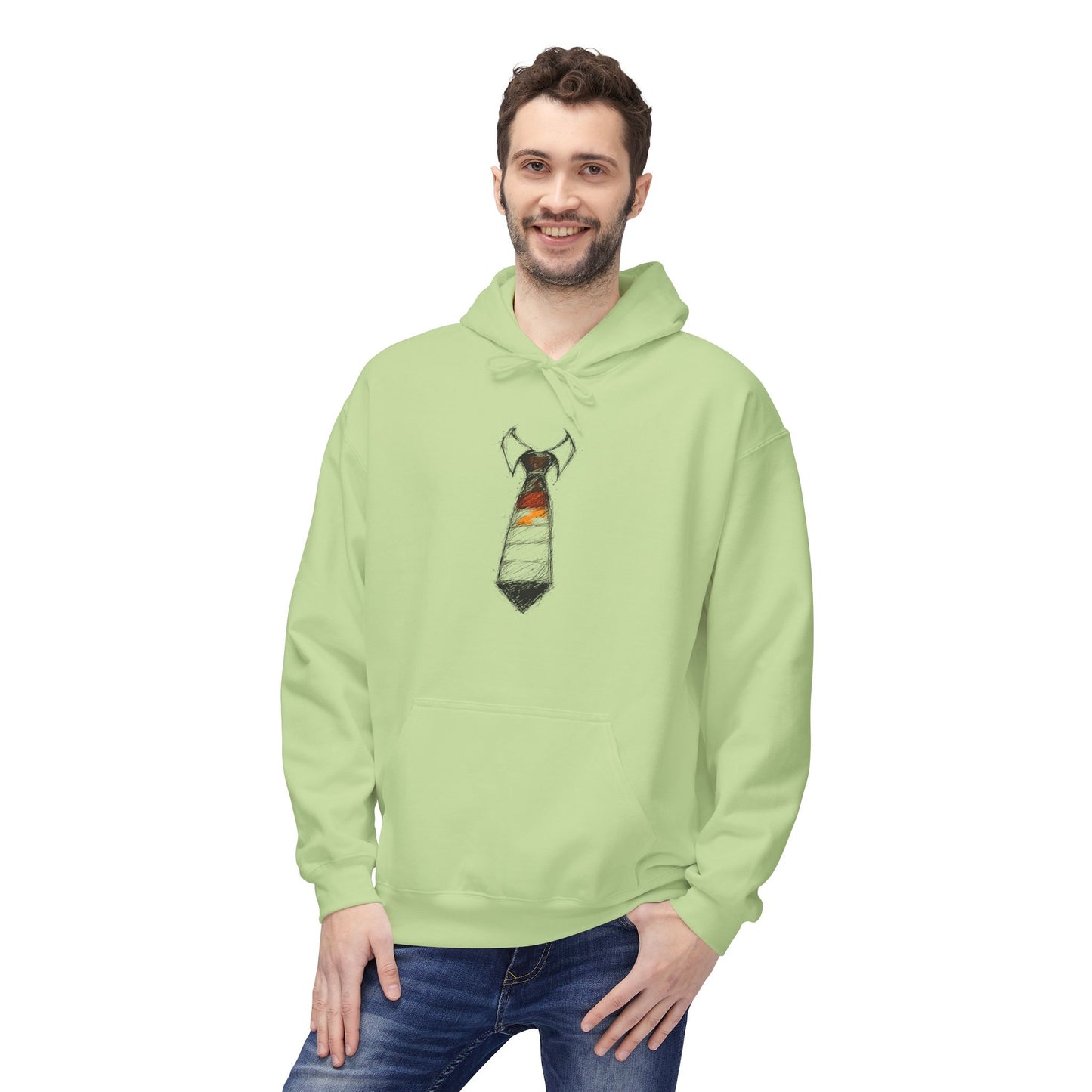 Immaculate Striped Necktie Pride Graphic Hoody