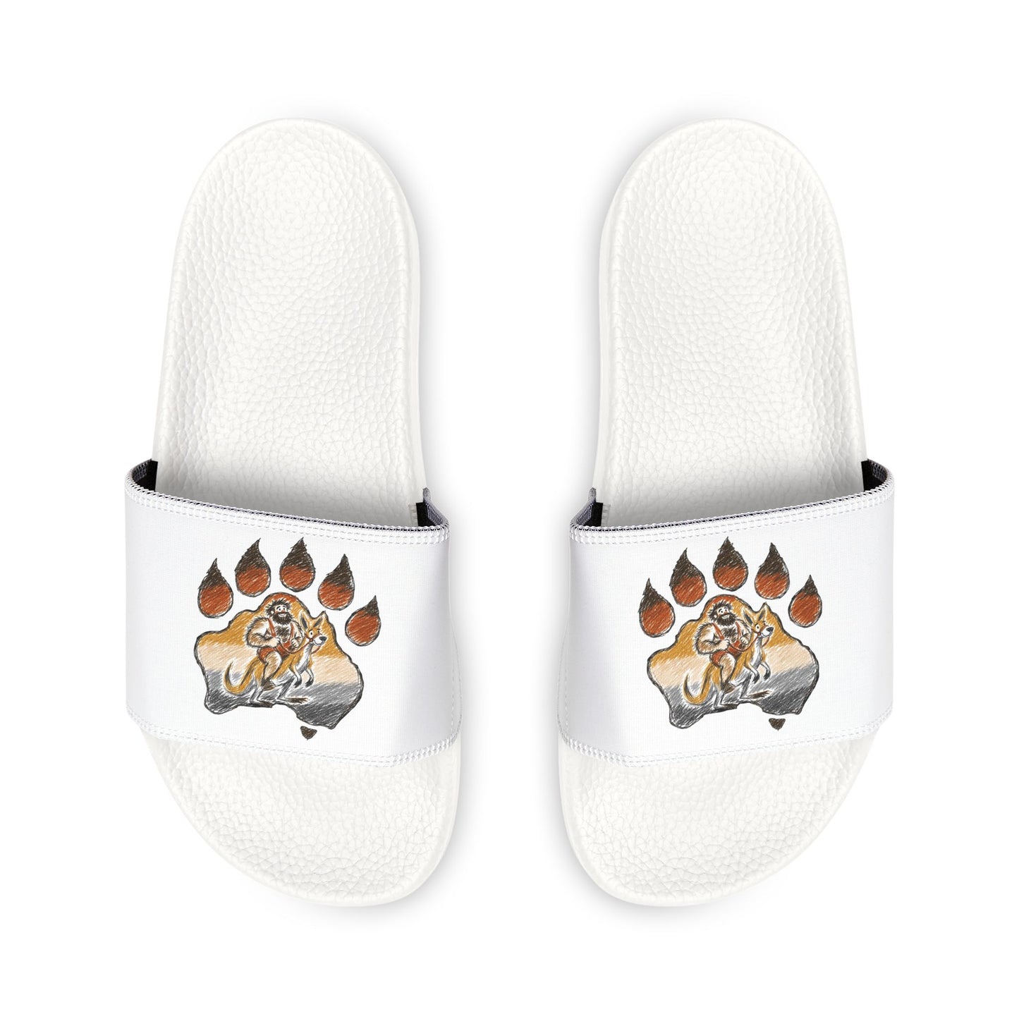 Authentic Down Under Mascot Slide Sandals