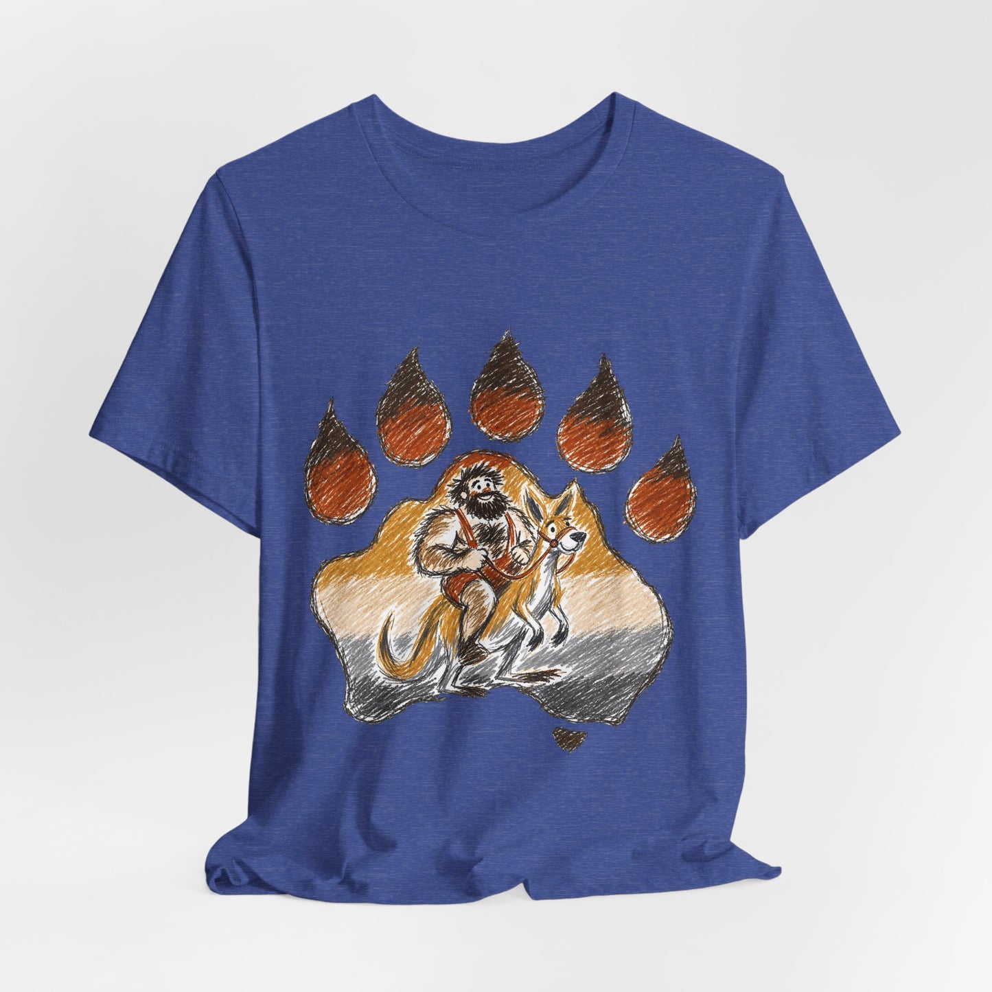 Bear Paw Adventure Tee — Mountain Camper Graphic T-Shirt