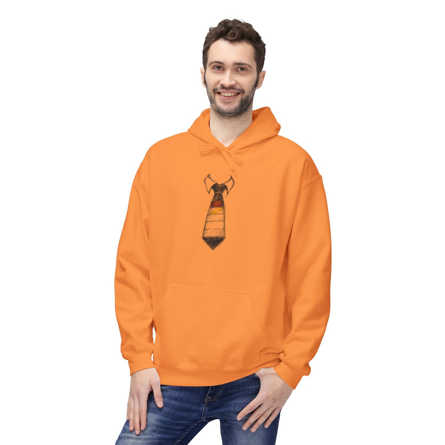 Immaculate Striped Necktie Pride Graphic Hoody