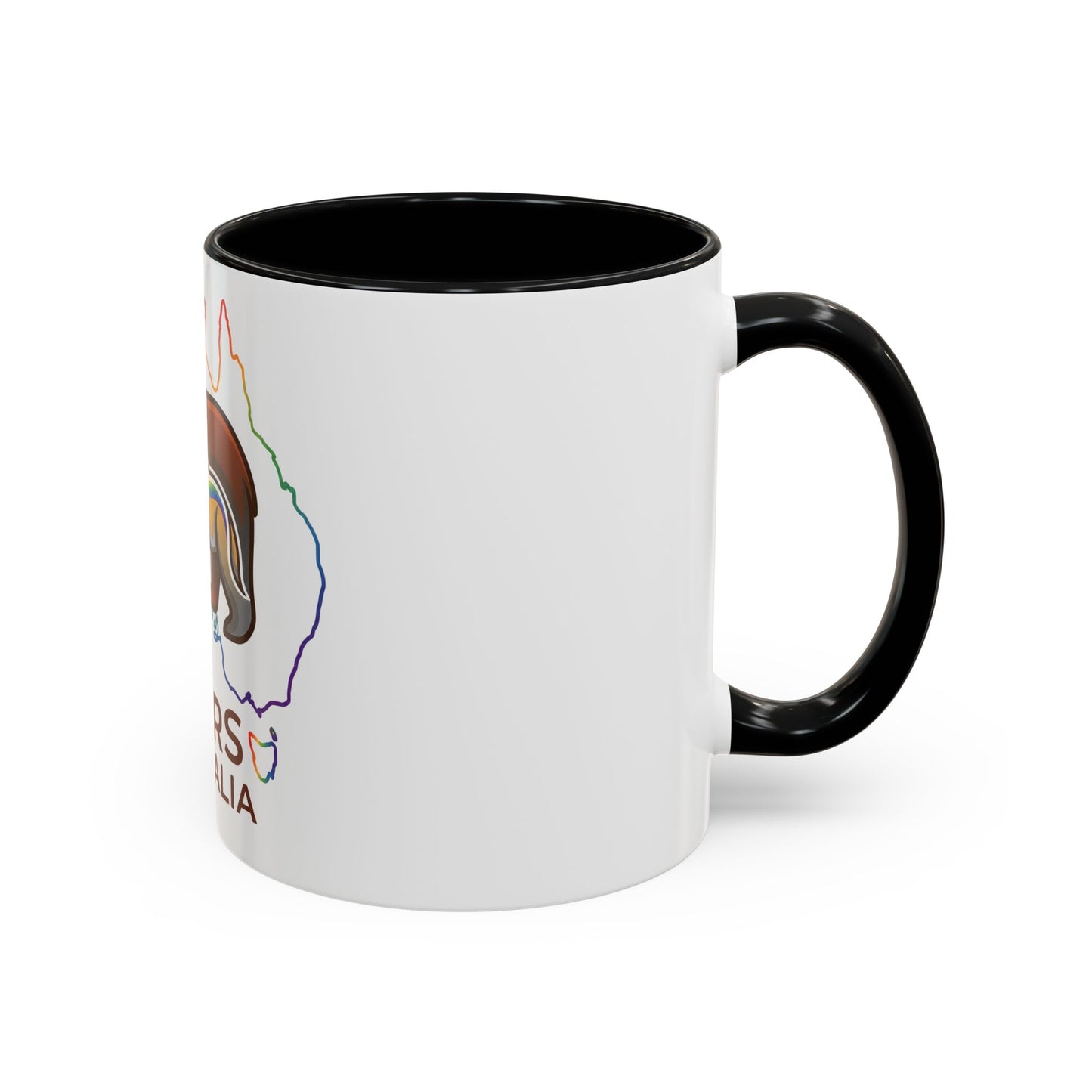 Astral Bears Australia Map Pride Two-Tone Coffee Mug
