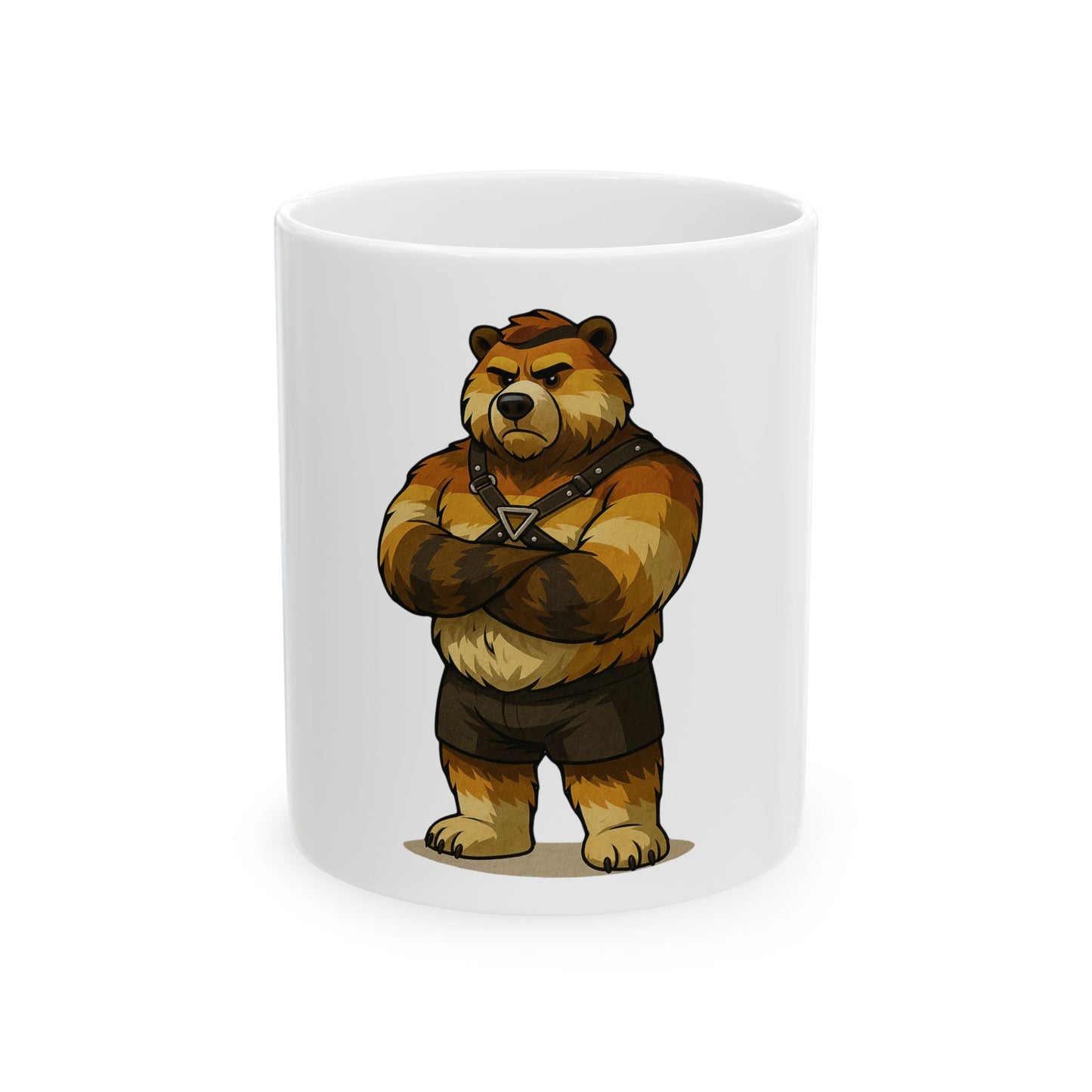 Casual Bear Pride Print Coffee Mug