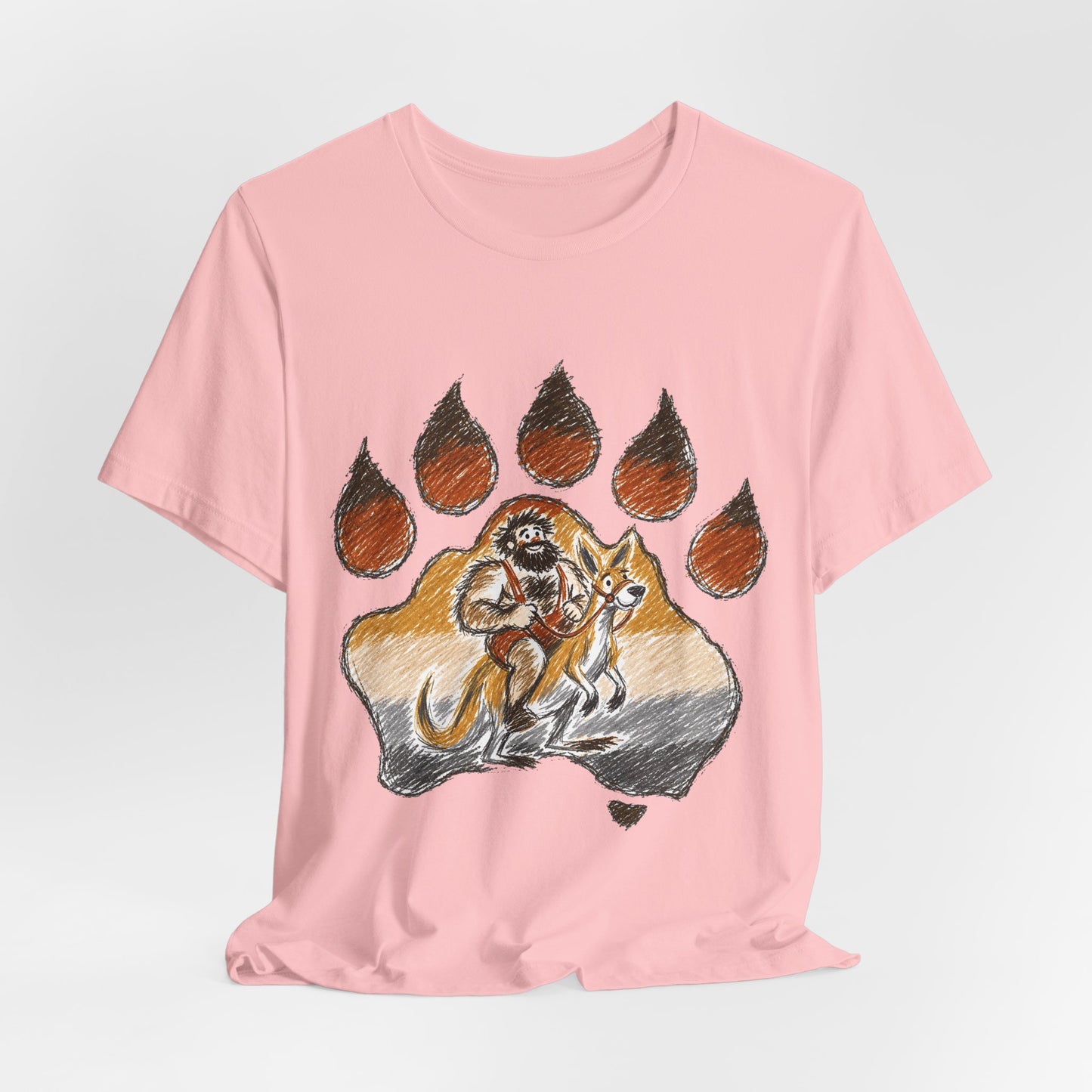 Bear Paw Adventure Tee — Mountain Camper Graphic T-Shirt