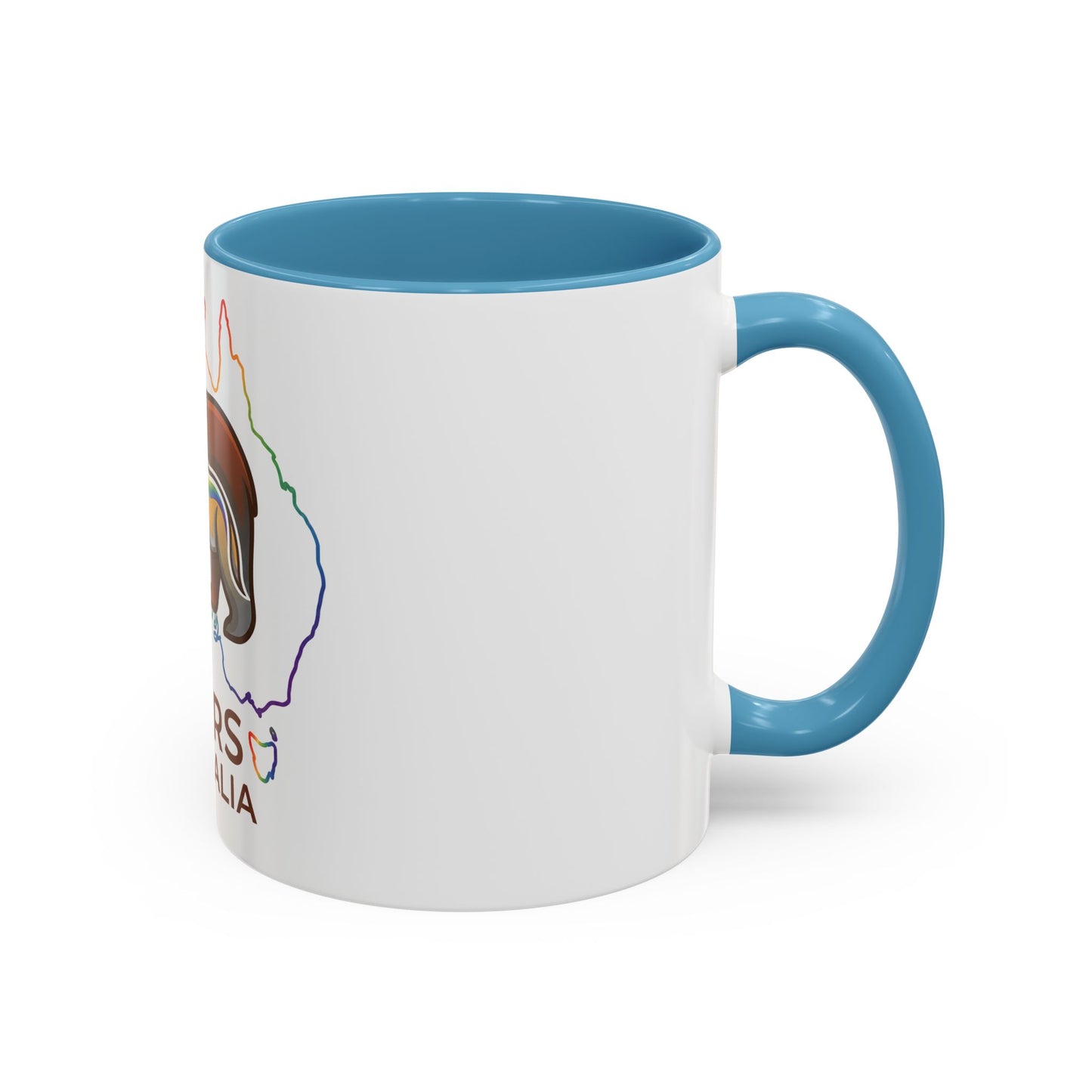Astral Bears Australia Map Pride Two-Tone Coffee Mug