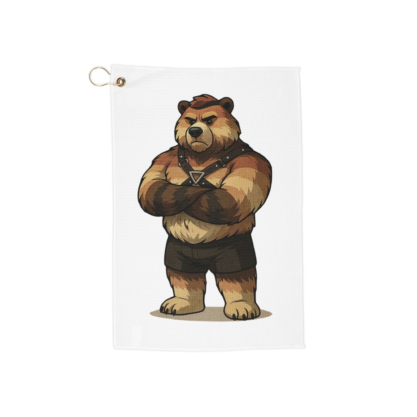 Celeste Bear Brotherhood Graphic Microfiber Golf Towel