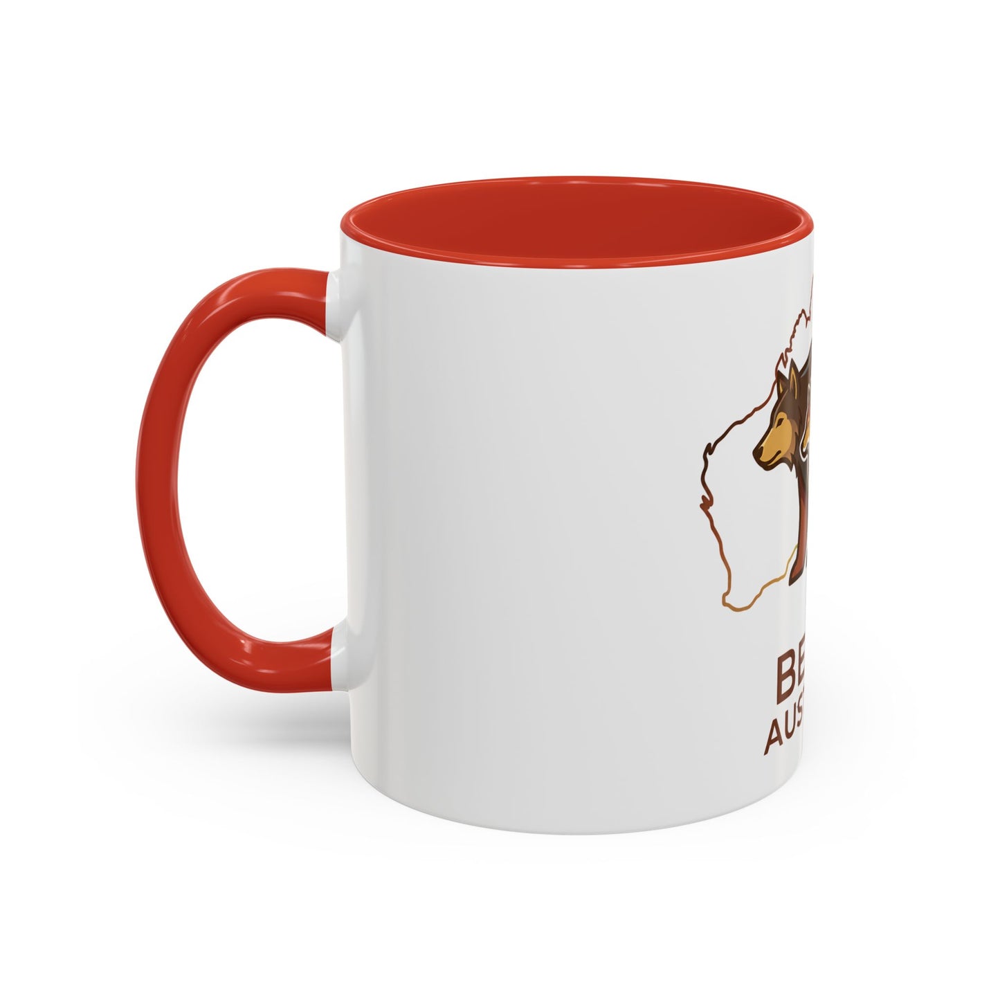 Astral Bears Australia Map Pride Two-Tone Coffee Mug