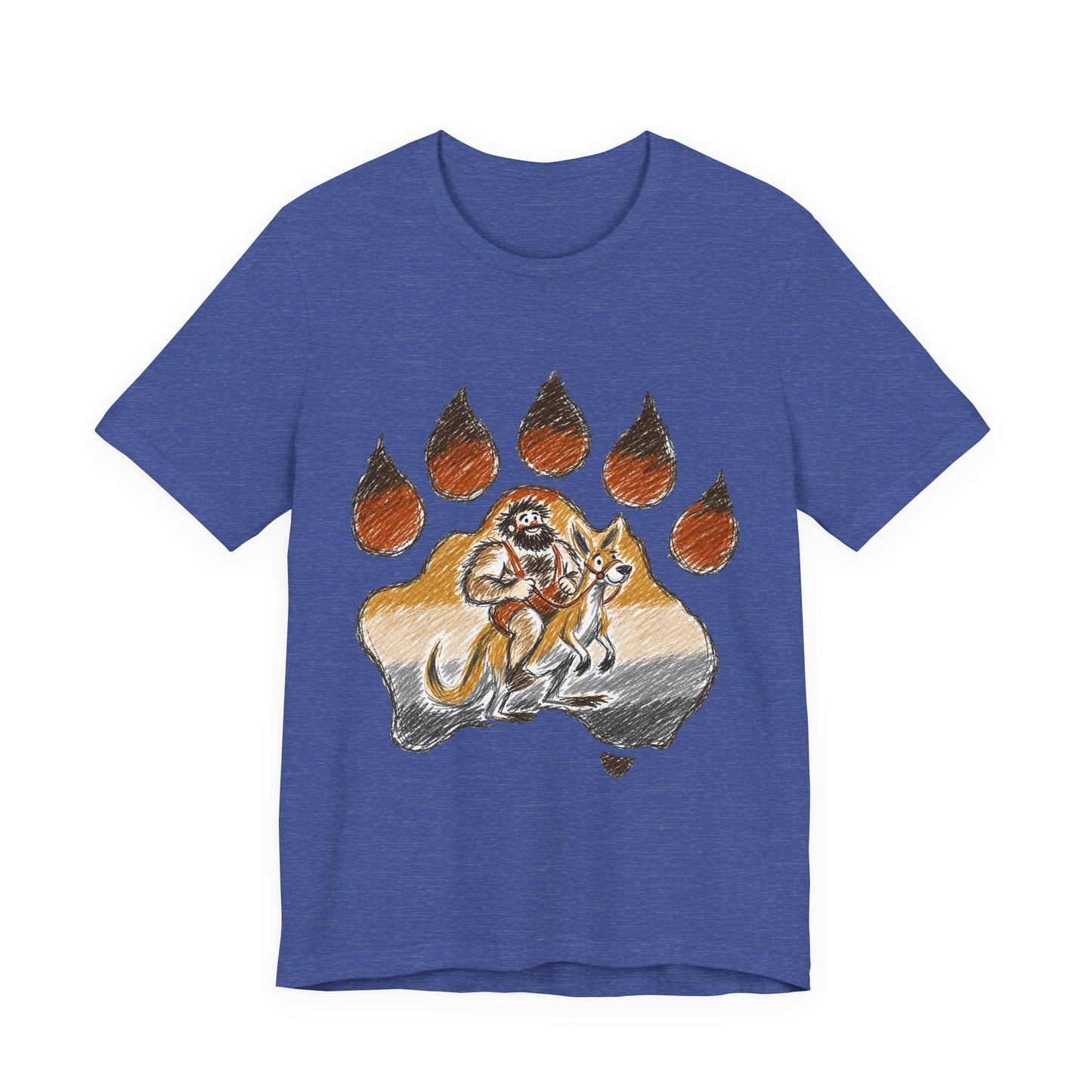 Bear Paw Adventure Tee — Mountain Camper Graphic T-Shirt