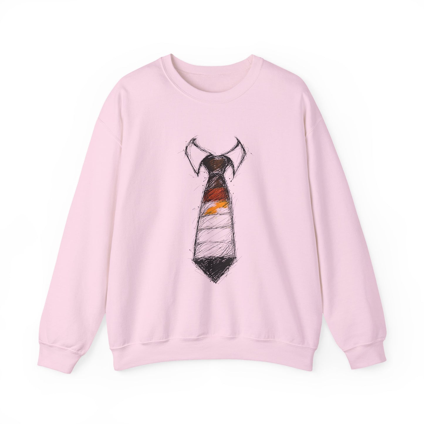 Enchanting Striped Necktie Pride Graphic Top