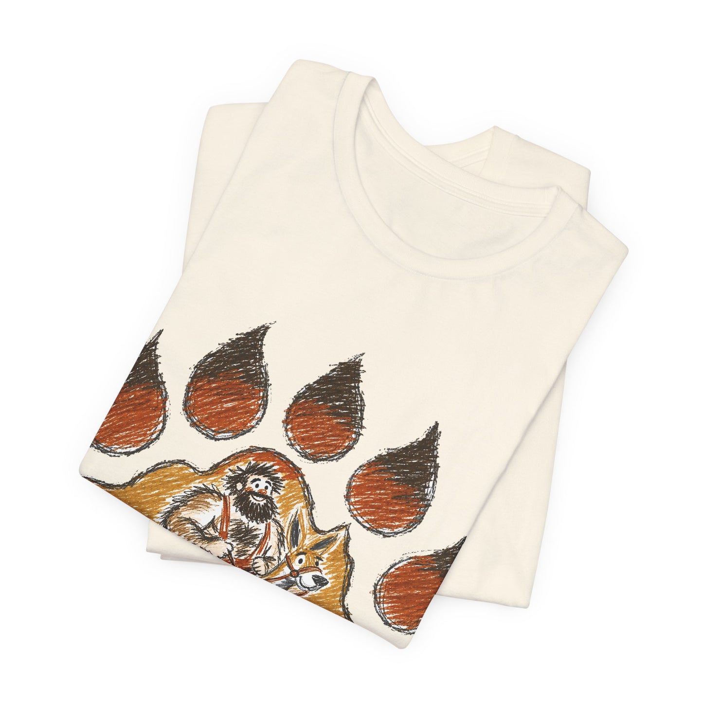 Bear Paw Adventure Tee — Mountain Camper Graphic T-Shirt