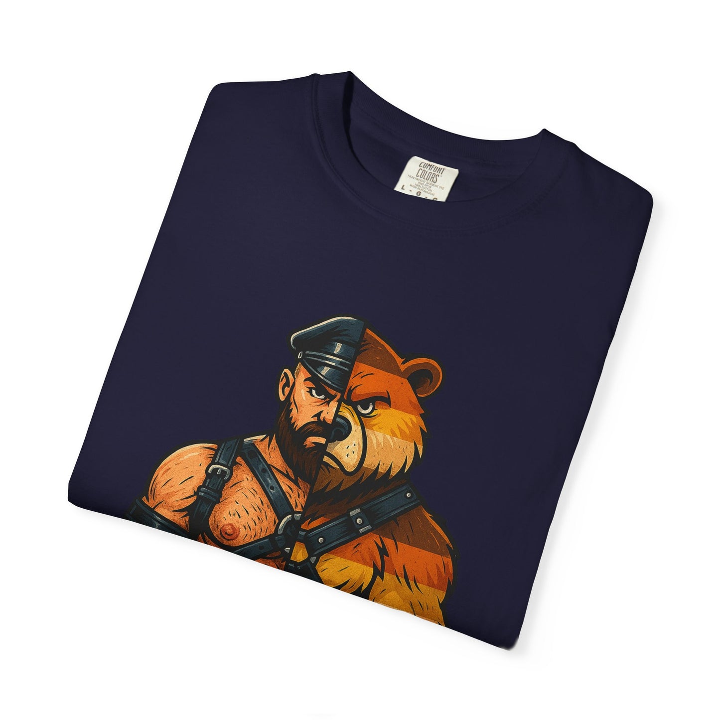 Celeste Bear Brotherhood Split Graphic T-Shirt