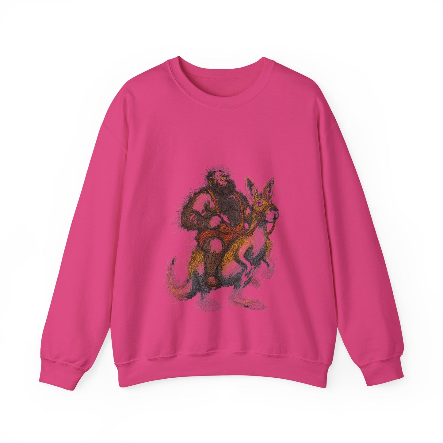 Supreme Bear Kangaroo Graphic Crewneck Sweatshirt